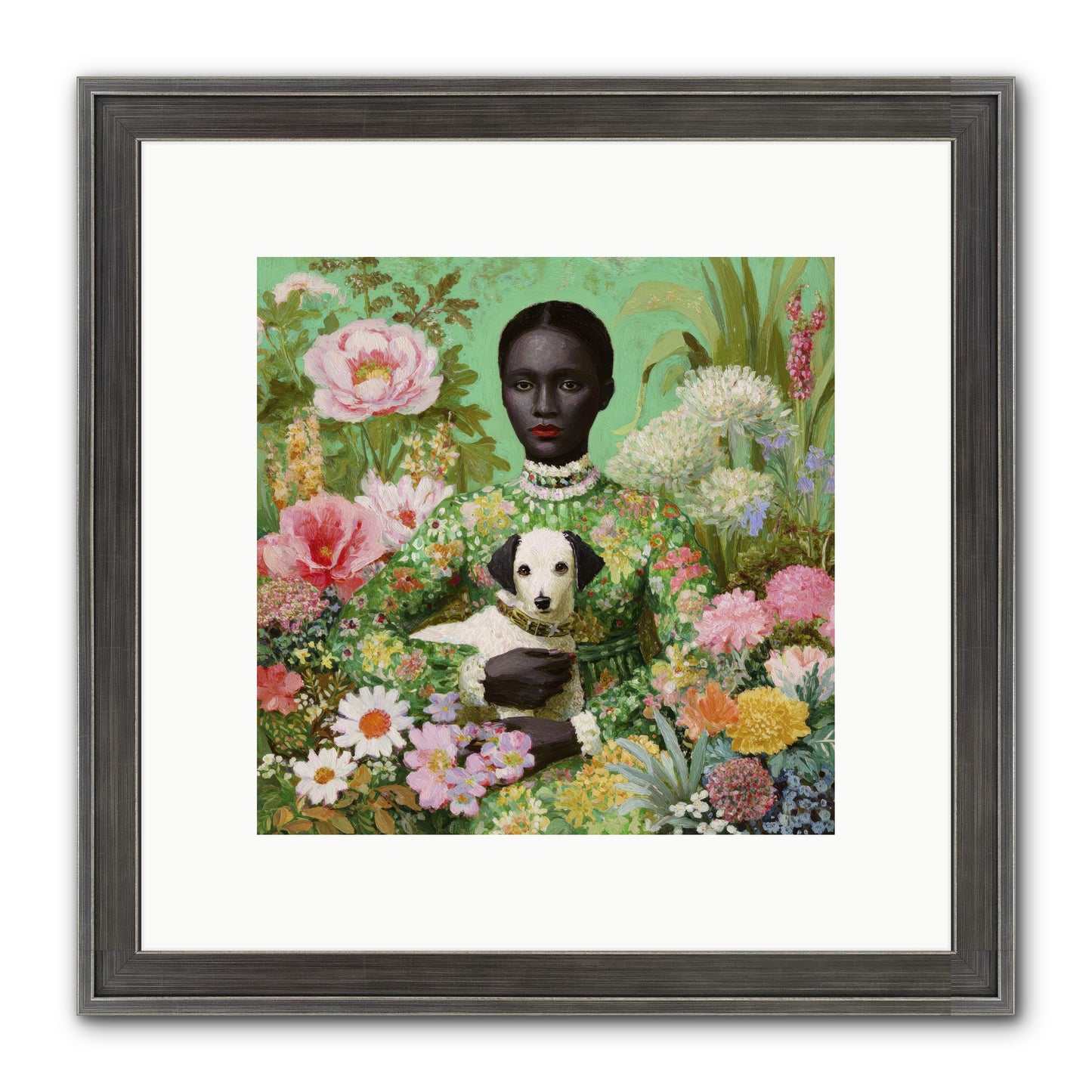 Juniper Skylight Framed Print - Slimwoods Black/Silver 10x10