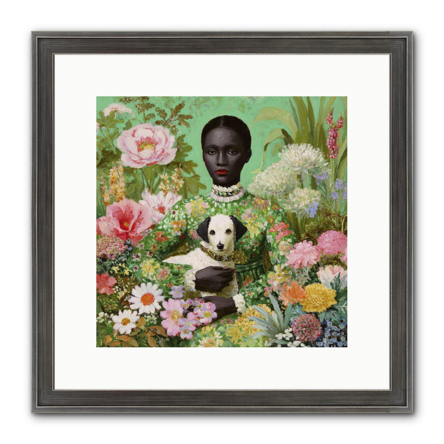 Juniper Skylight Framed Print - Slimwoods Black/Silver 12x12