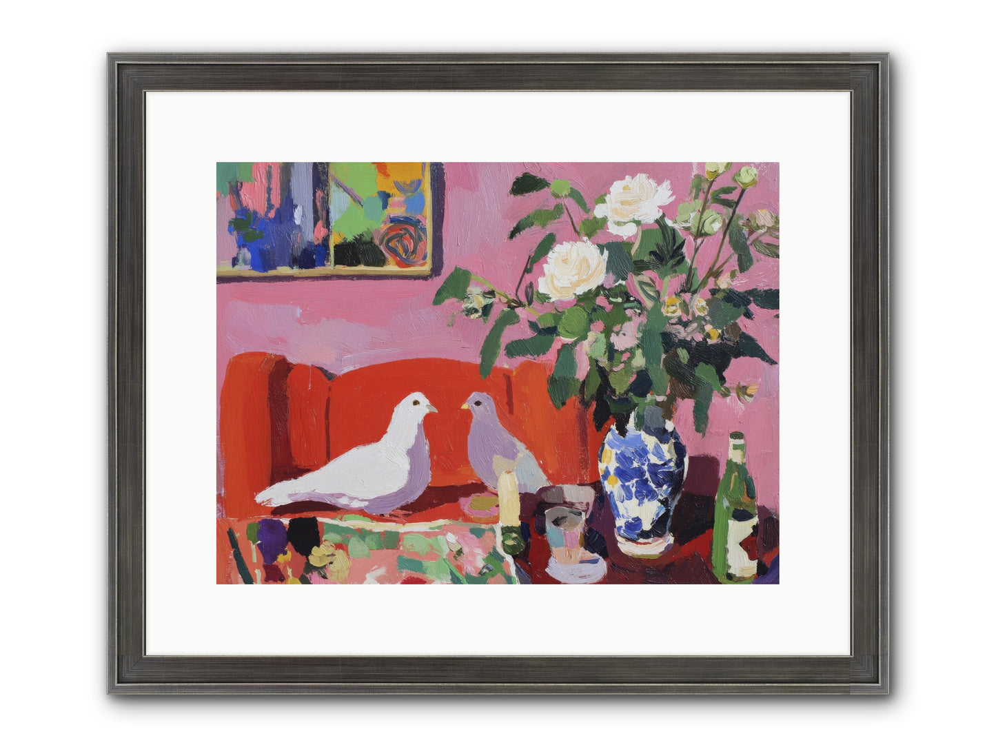 Just A Rumor Framed Print - Slimwoods Black/Silver 16x12