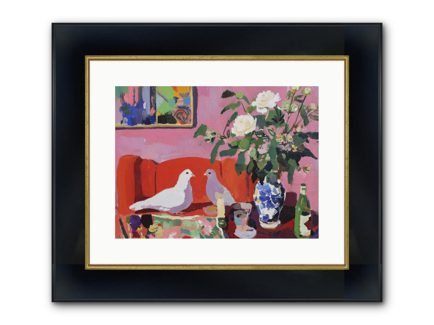 Just A Rumor Framed Print - Wide Black w/Gold 16x12