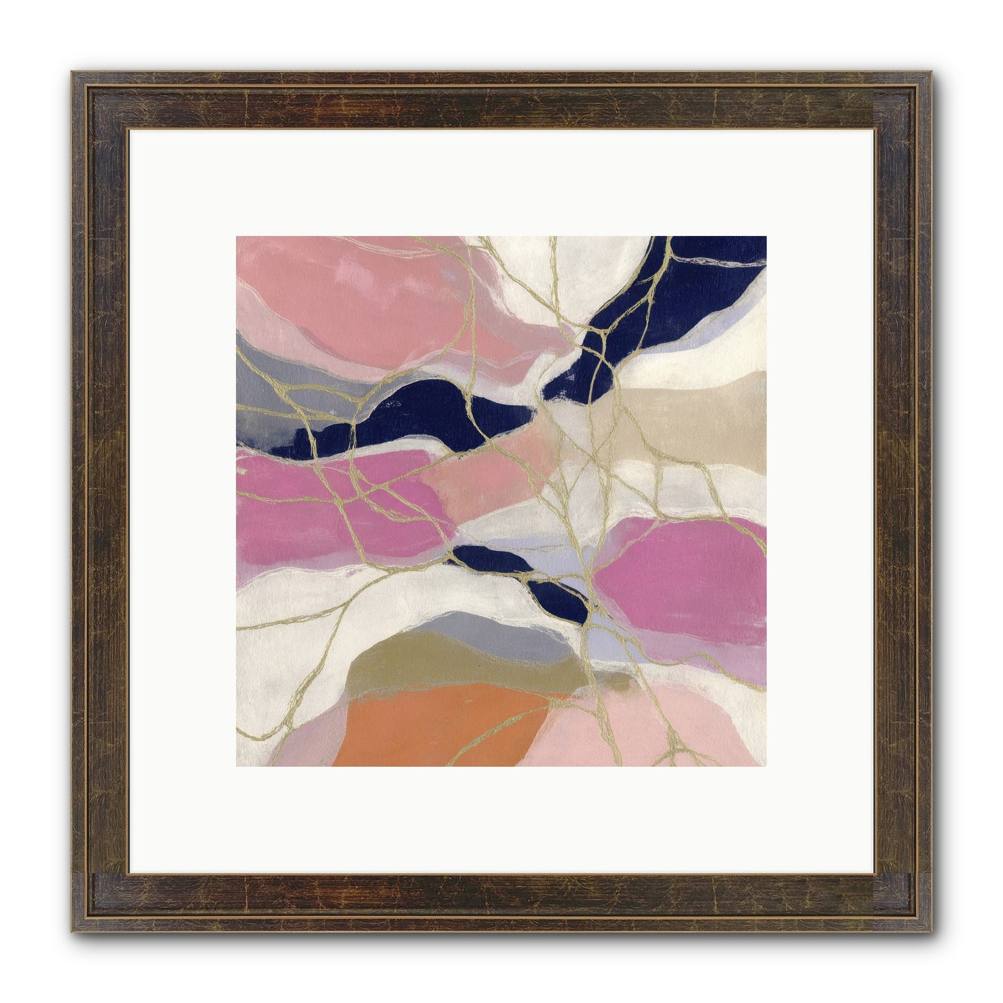 Kael Framed Print - Slimwoods Black/Gold 10x10