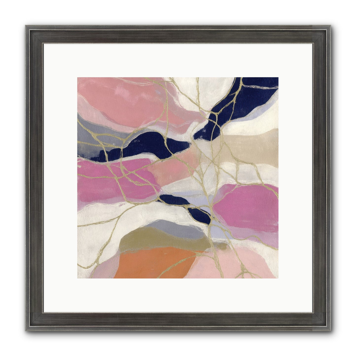 Kael Framed Print - Slimwoods Black/Silver 12x12