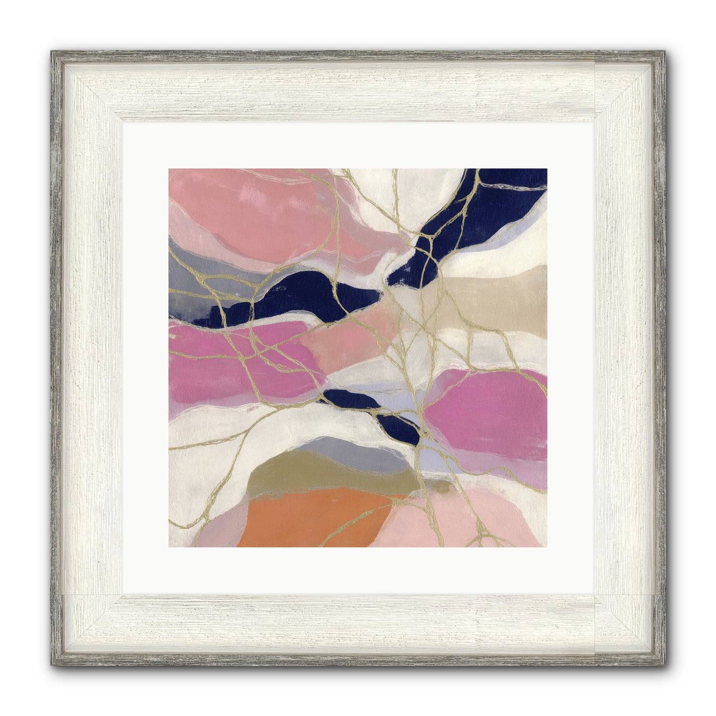 Kael Framed Print - Driftwood White 16x16