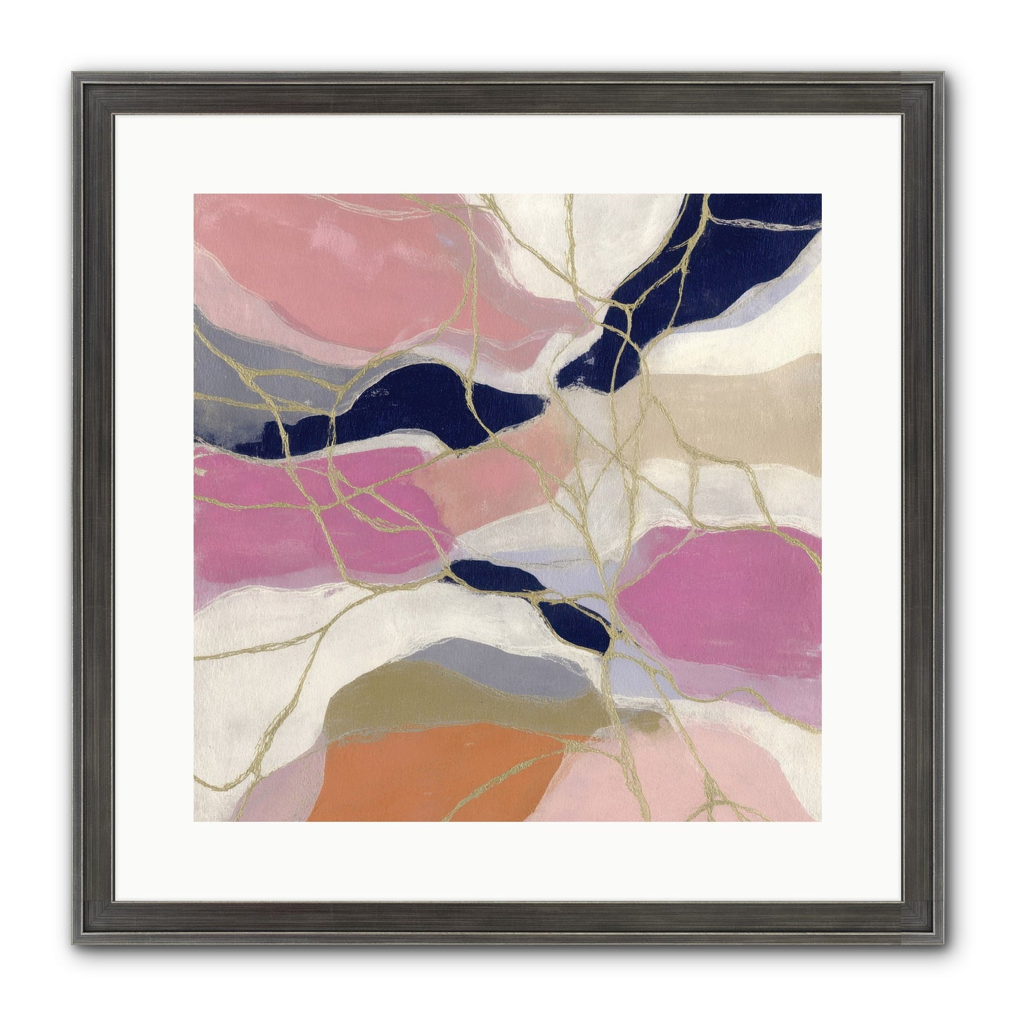 Kael Framed Print - Slimwoods Black/Silver 16x16