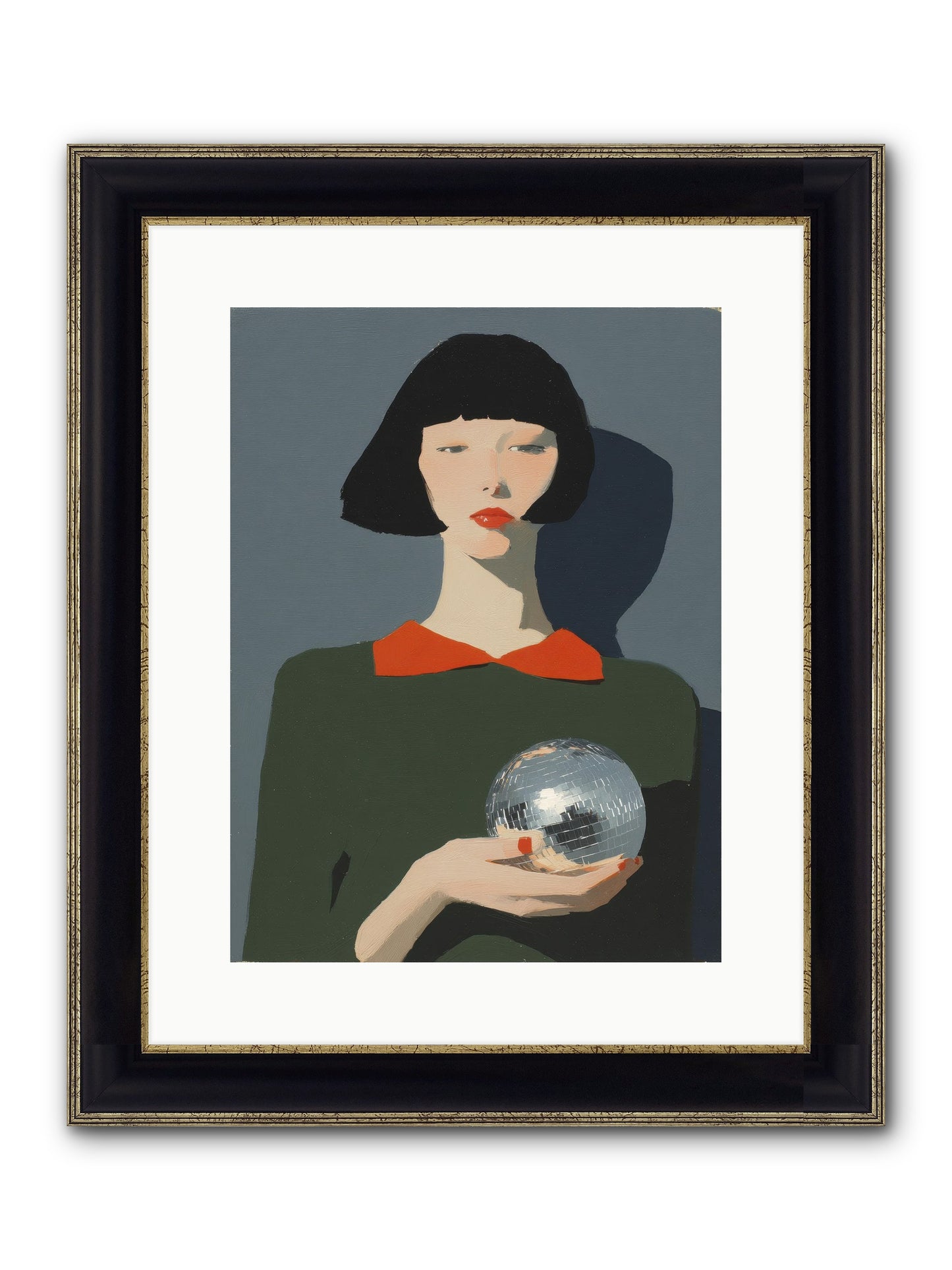 Keeper Of Borrowed Light Framed Print - Black & Gold 12x16