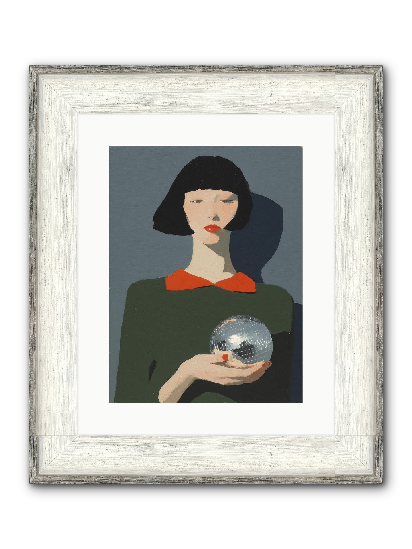 Keeper Of Borrowed Light Framed Print - Driftwood White 12x16