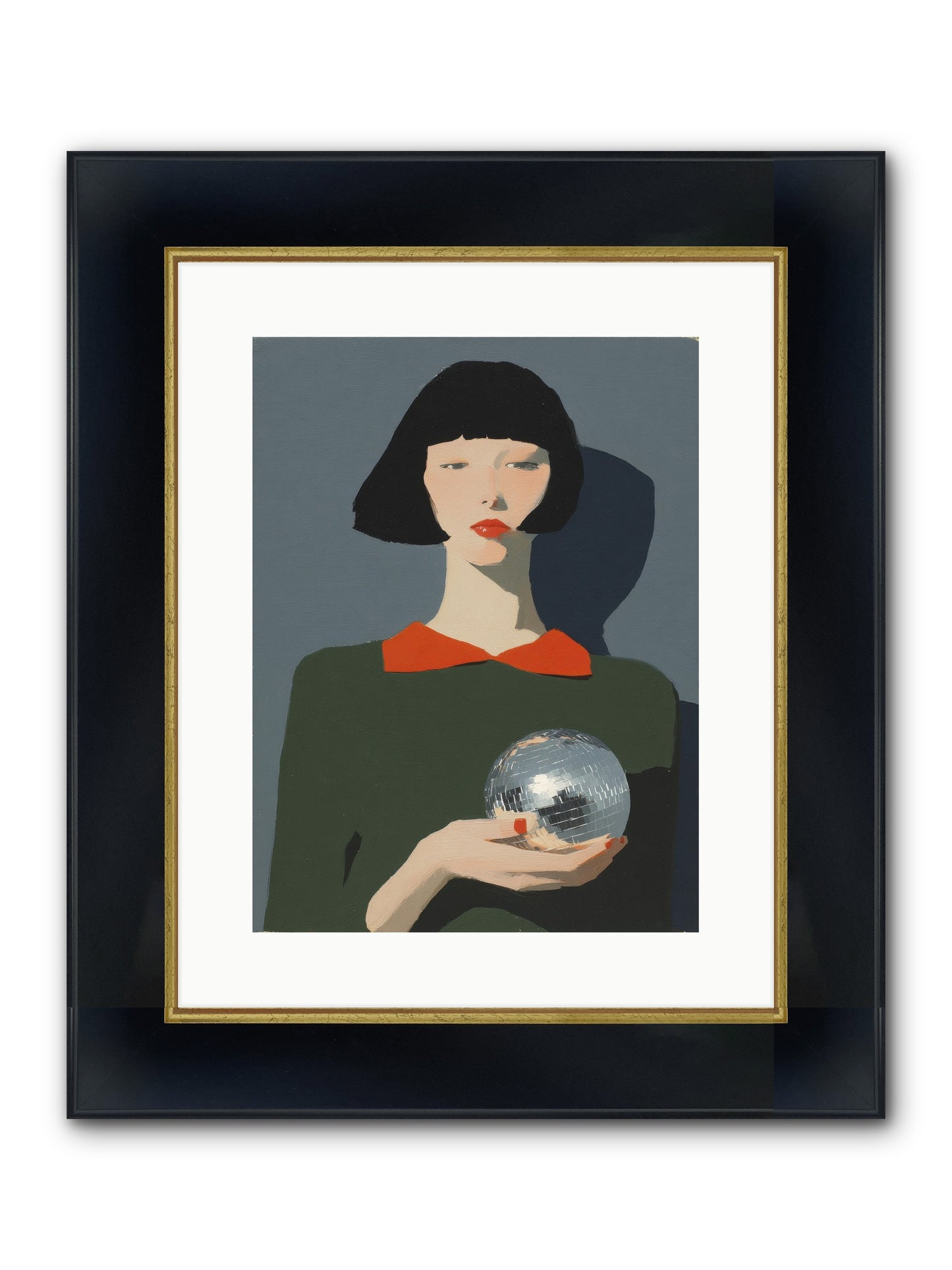 Keeper Of Borrowed Light Framed Print - Wide Black w/Gold 12x16