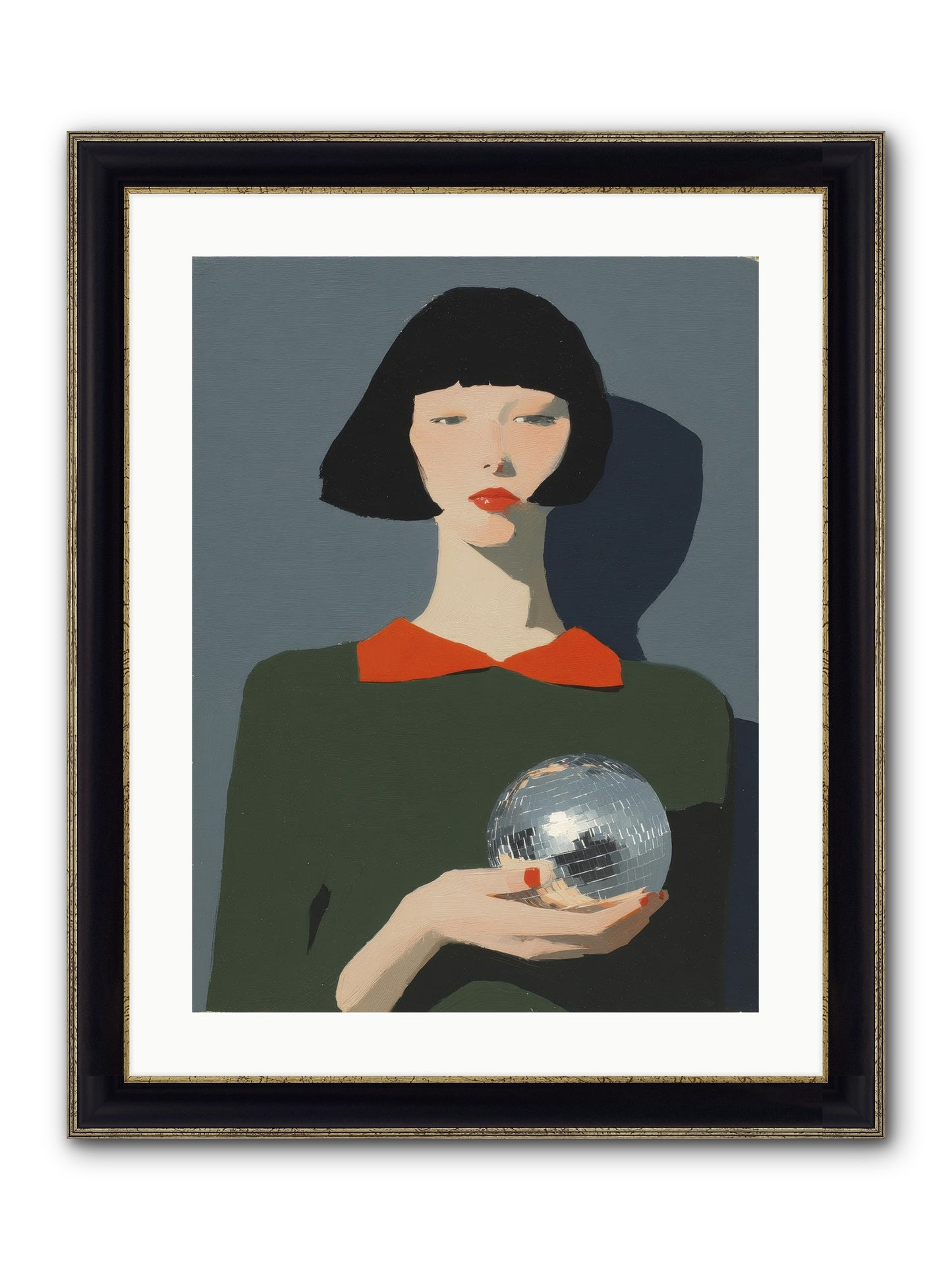 Keeper Of Borrowed Light Framed Print - Black & Gold 18x24
