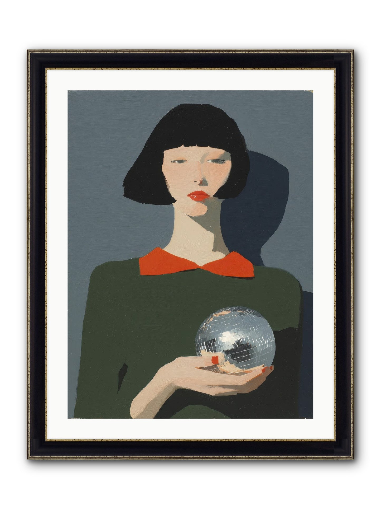 Keeper Of Borrowed Light Framed Print - Black & Gold 24x32