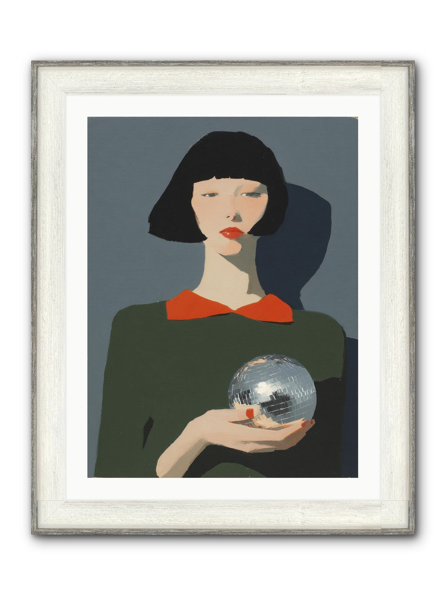 Keeper Of Borrowed Light Framed Print - Driftwood White 24x32