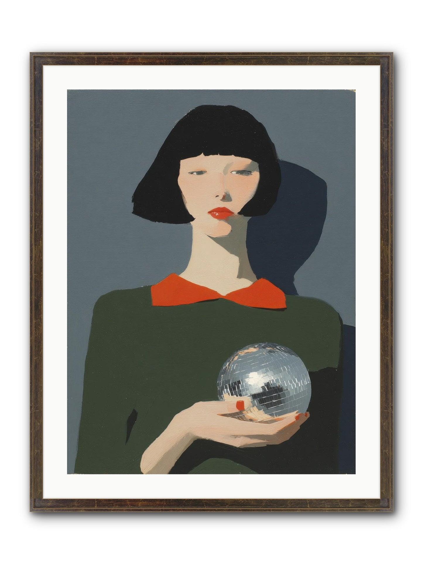 Keeper Of Borrowed Light Framed Print - Slimwoods Black/Gold 24x32