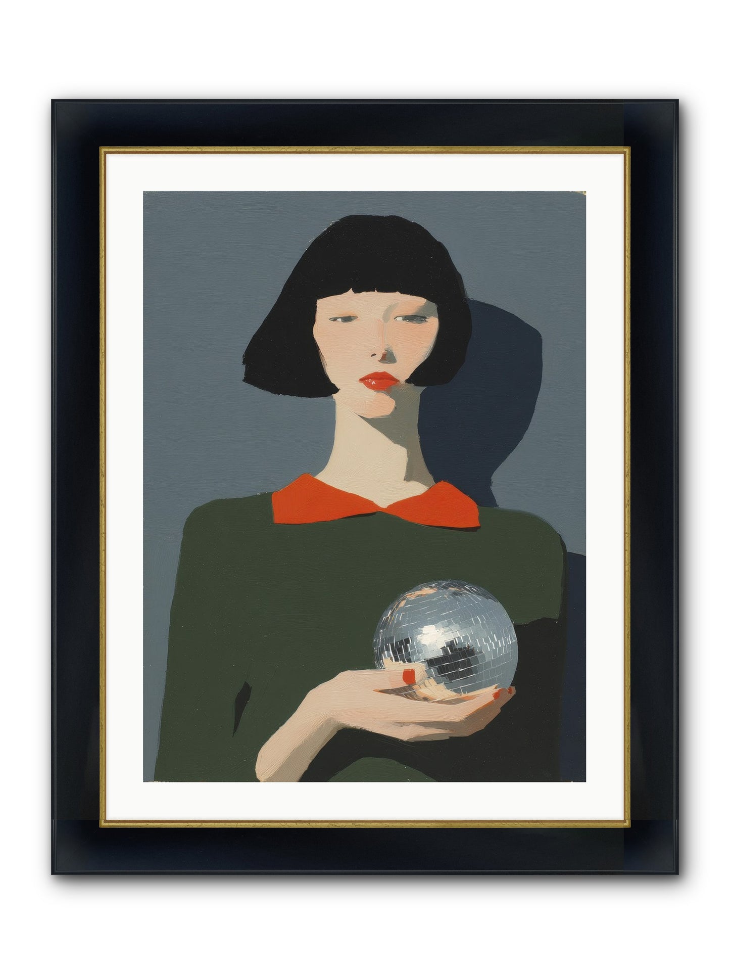 Keeper Of Borrowed Light Framed Print - Wide Black w/Gold 24x32
