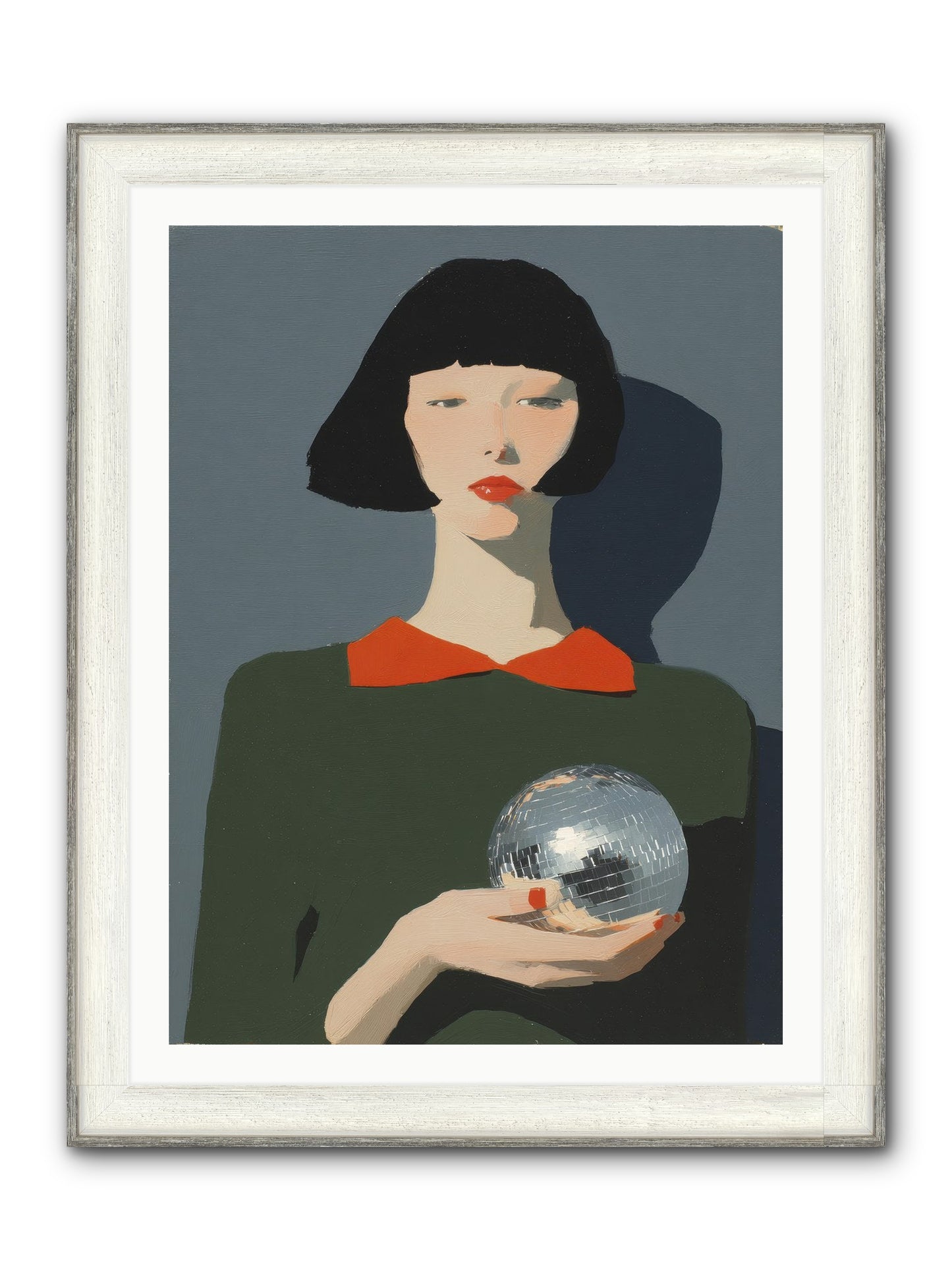 Keeper Of Borrowed Light Framed Print - Driftwood White 30x40