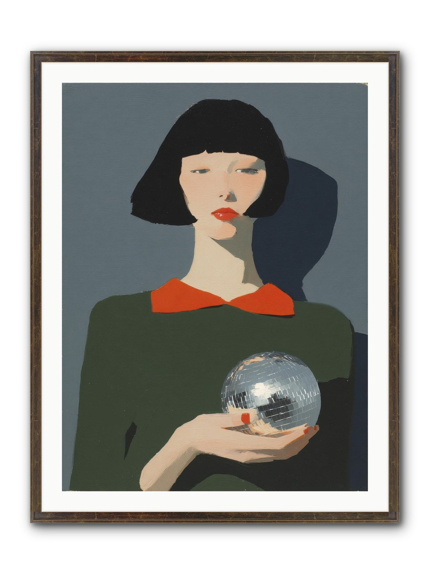 Keeper Of Borrowed Light Framed Print - Slimwoods Black/Gold 30x40
