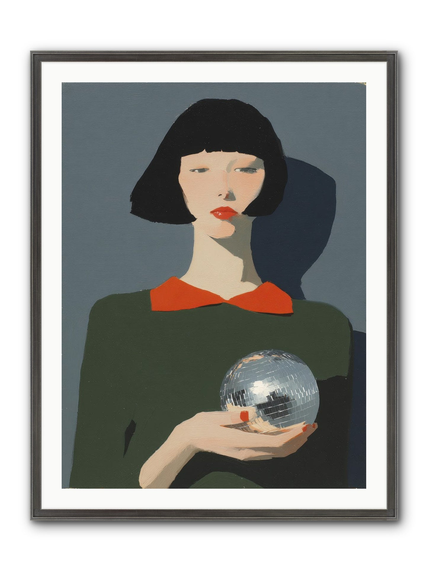 Keeper Of Borrowed Light Framed Print - Slimwoods Black/Silver 30x40