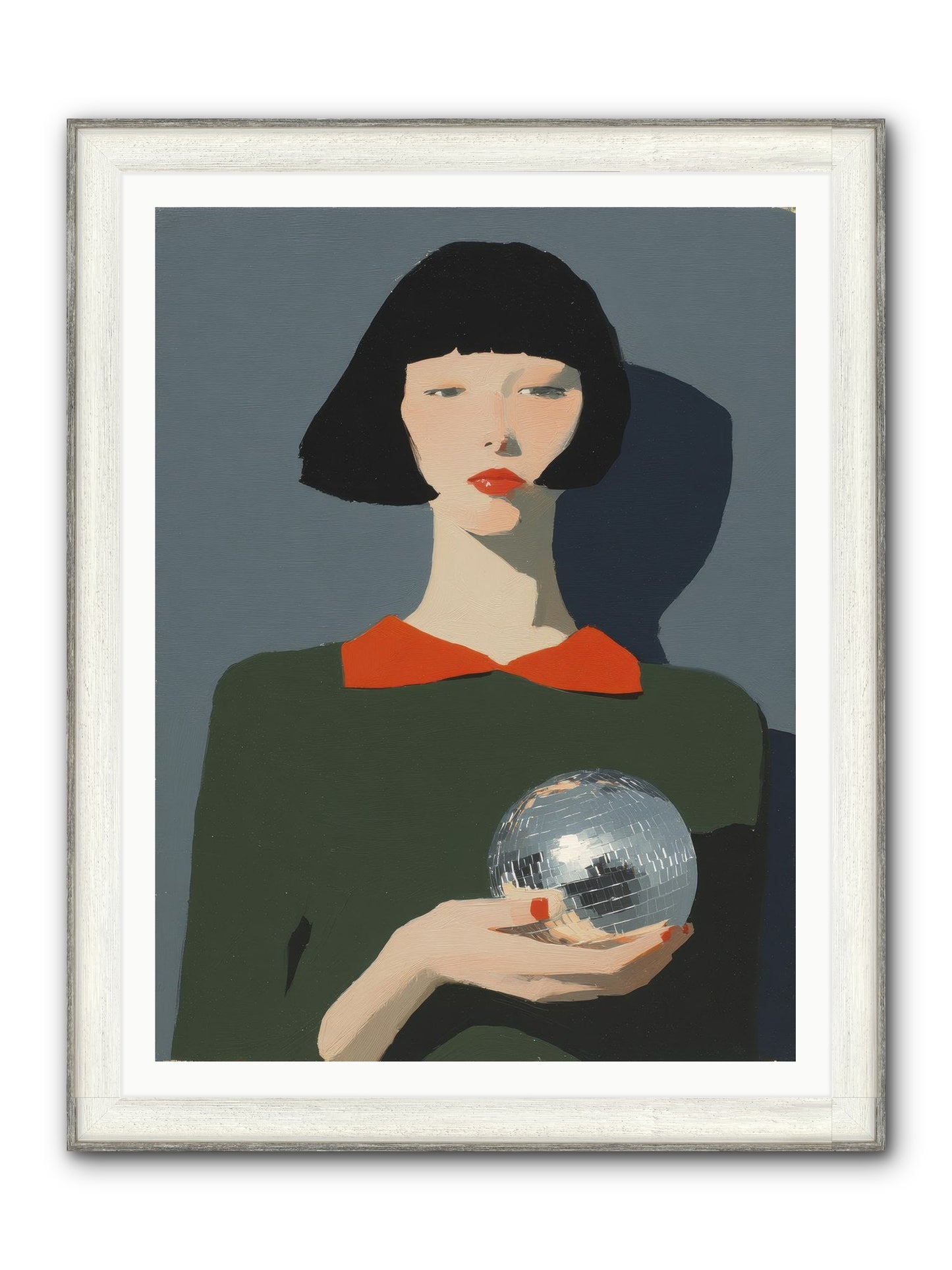Keeper Of Borrowed Light Framed Print - Driftwood White 36x48