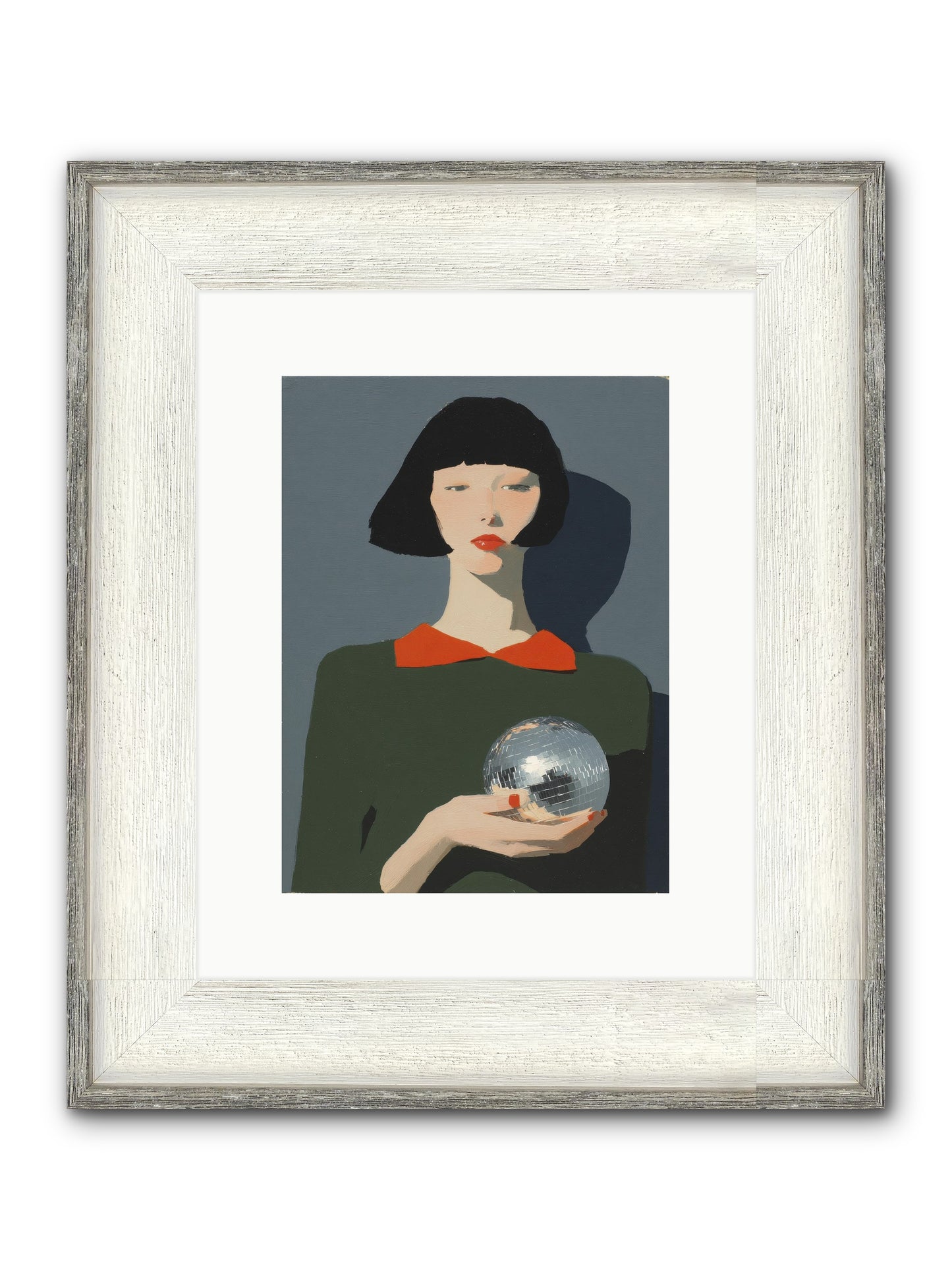Keeper Of Borrowed Light Framed Print - Driftwood White 9x12