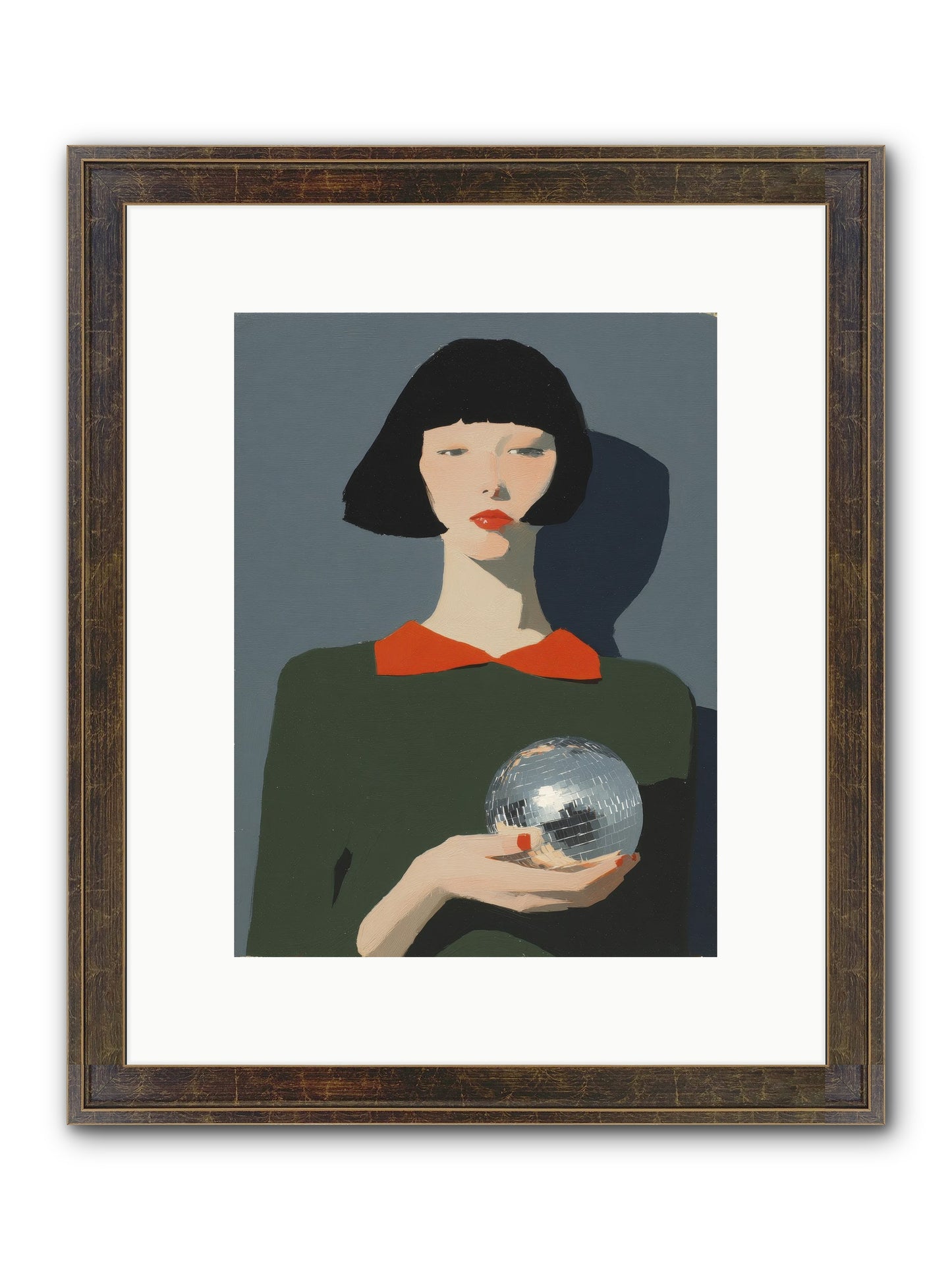 Keeper Of Borrowed Light Framed Print - Slimwoods Black/Gold 9x12
