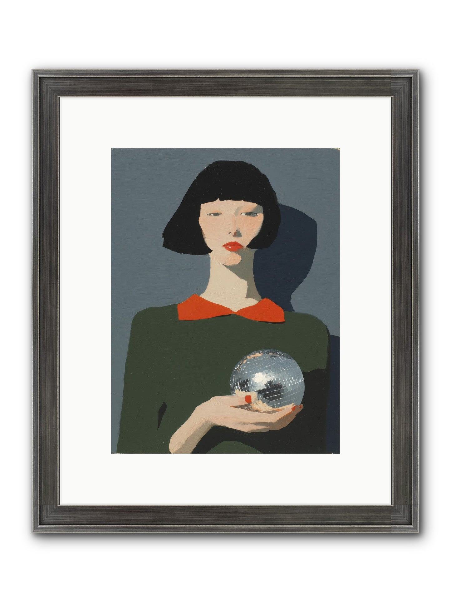 Keeper Of Borrowed Light Framed Print - Slimwoods Black/Silver 9x12