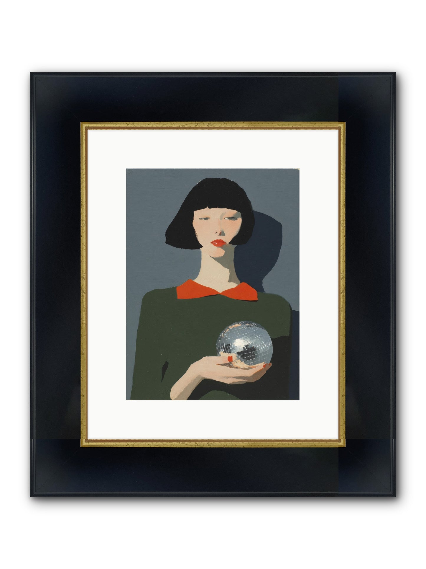 Keeper Of Borrowed Light Framed Print - Wide Black w/Gold 9x12