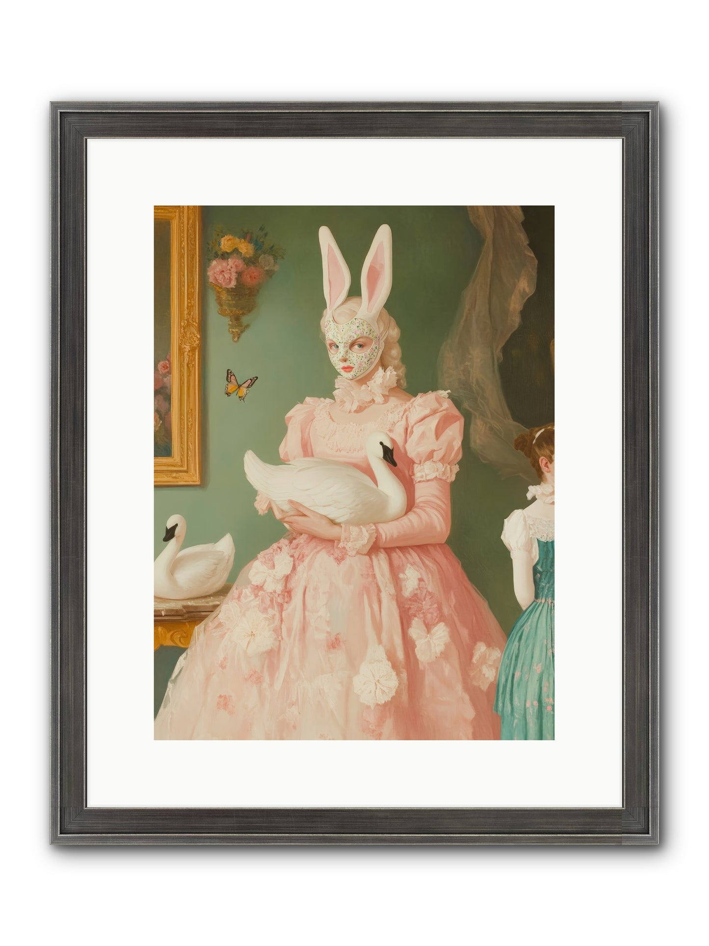 Keeper Of Flight Framed Print - Slimwoods Black/Silver 12x16