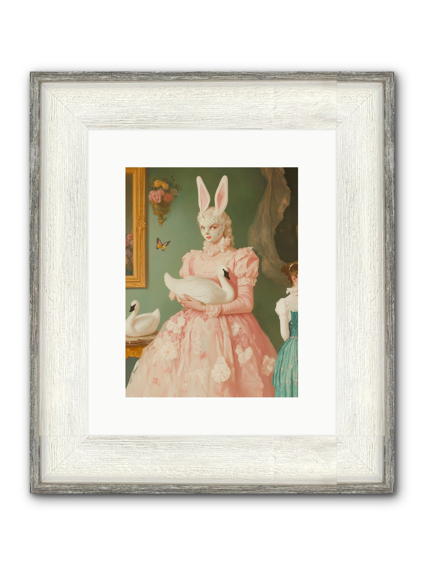 Keeper Of Flight Framed Print - Driftwood White 9x12