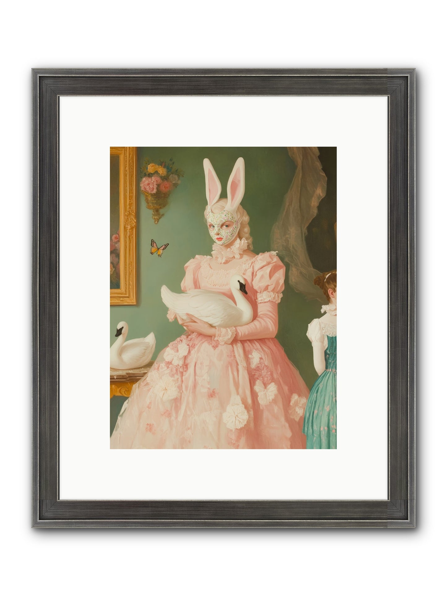Keeper Of Flight Framed Print - Slimwoods Black/Silver 9x12