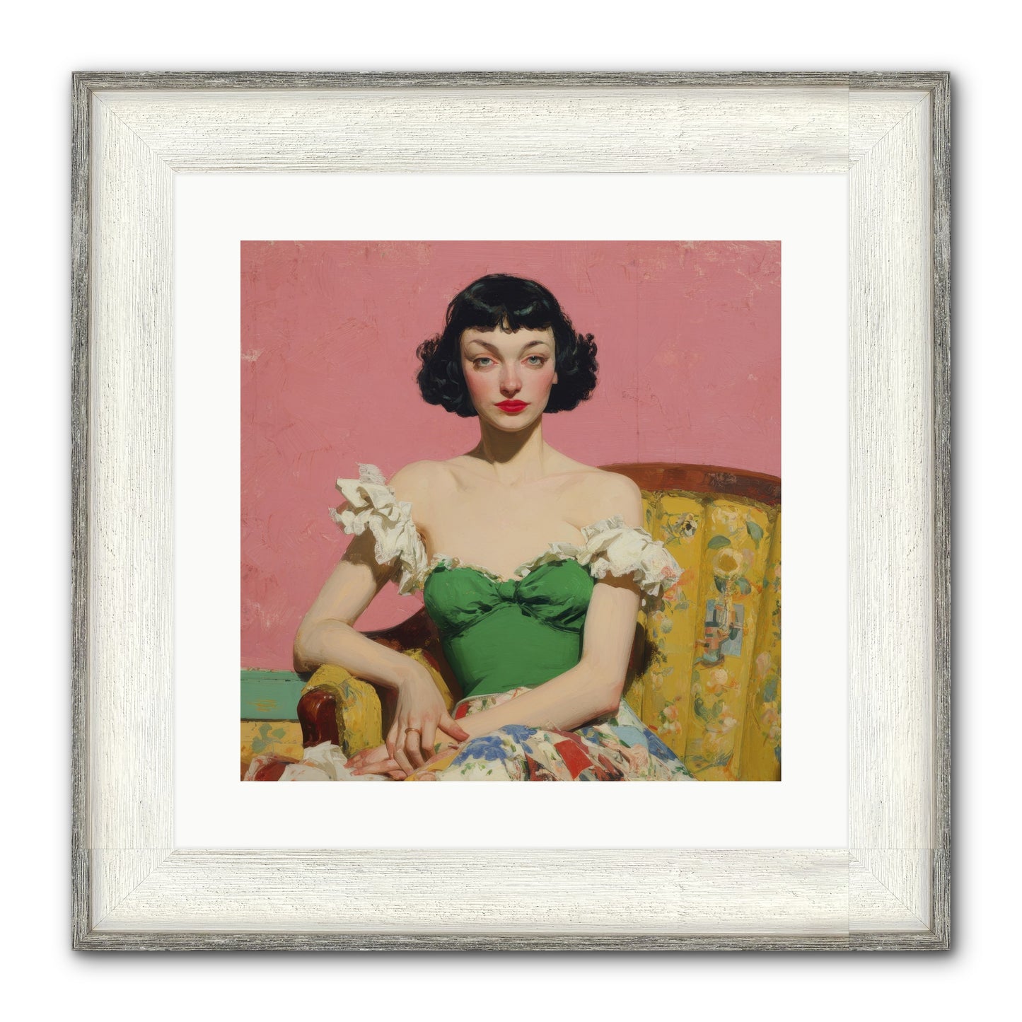 Keeper Of Graceful Secrets Framed Print - Driftwood White 16x16