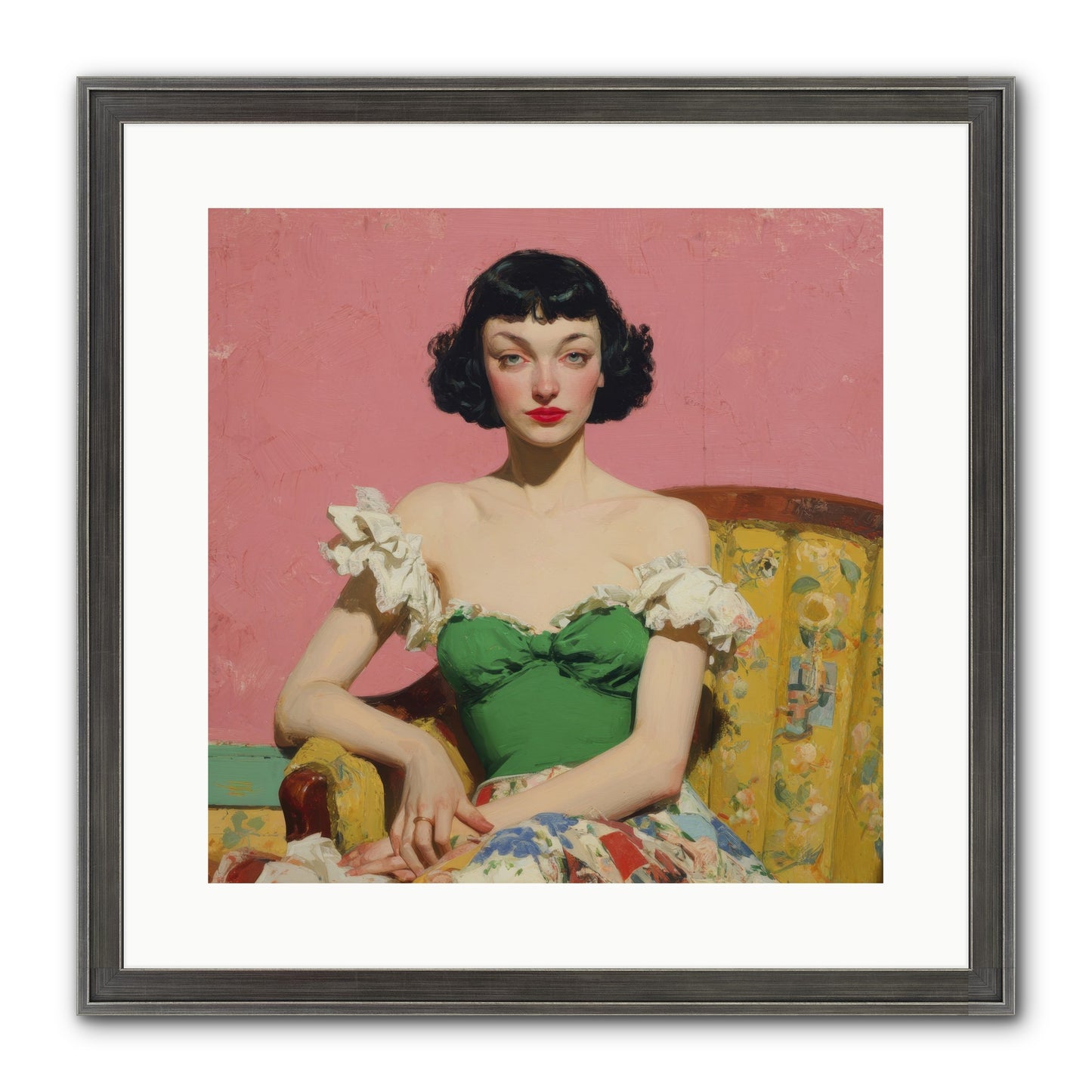 Keeper Of Graceful Secrets Framed Print - Slimwoods Black/Silver 16x16