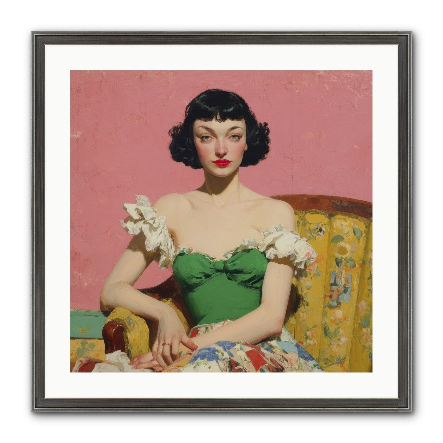 Keeper Of Graceful Secrets Framed Print - Slimwoods Black/Silver 24x24