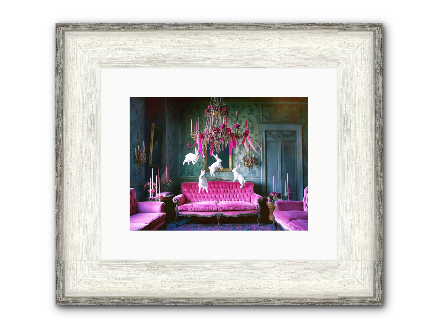 Keepers Of Earth Magic Framed Print - Driftwood White 12x9