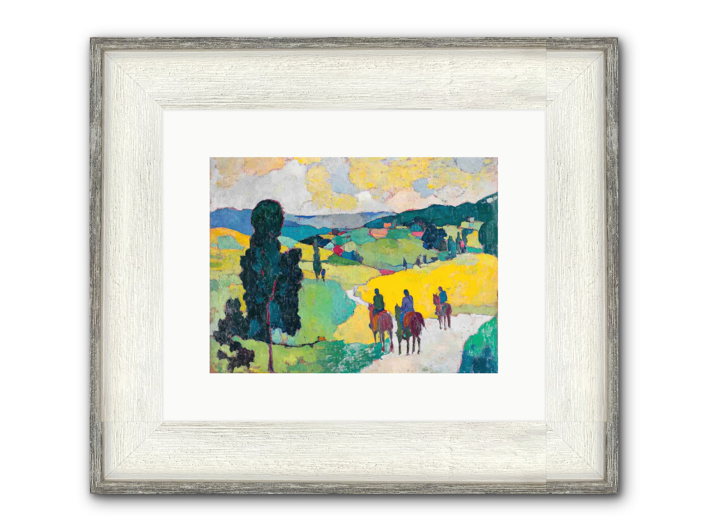 Keepers Of Horizons Framed Print - Driftwood White 12x9