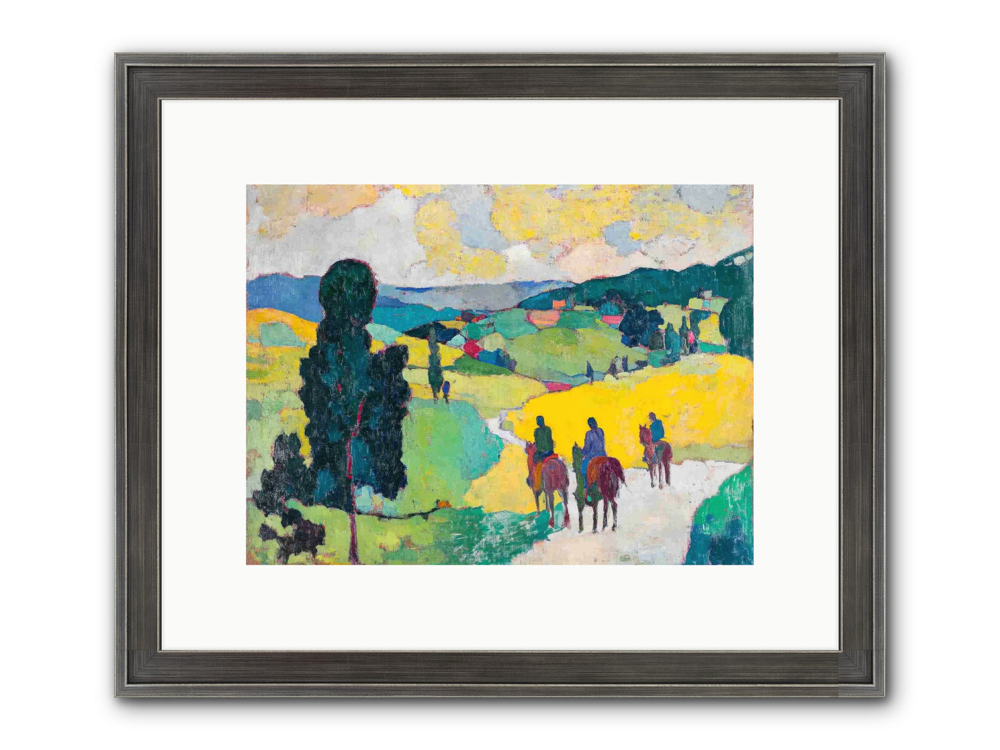 Keepers Of Horizons Framed Print - Slimwoods Black/Silver 12x9