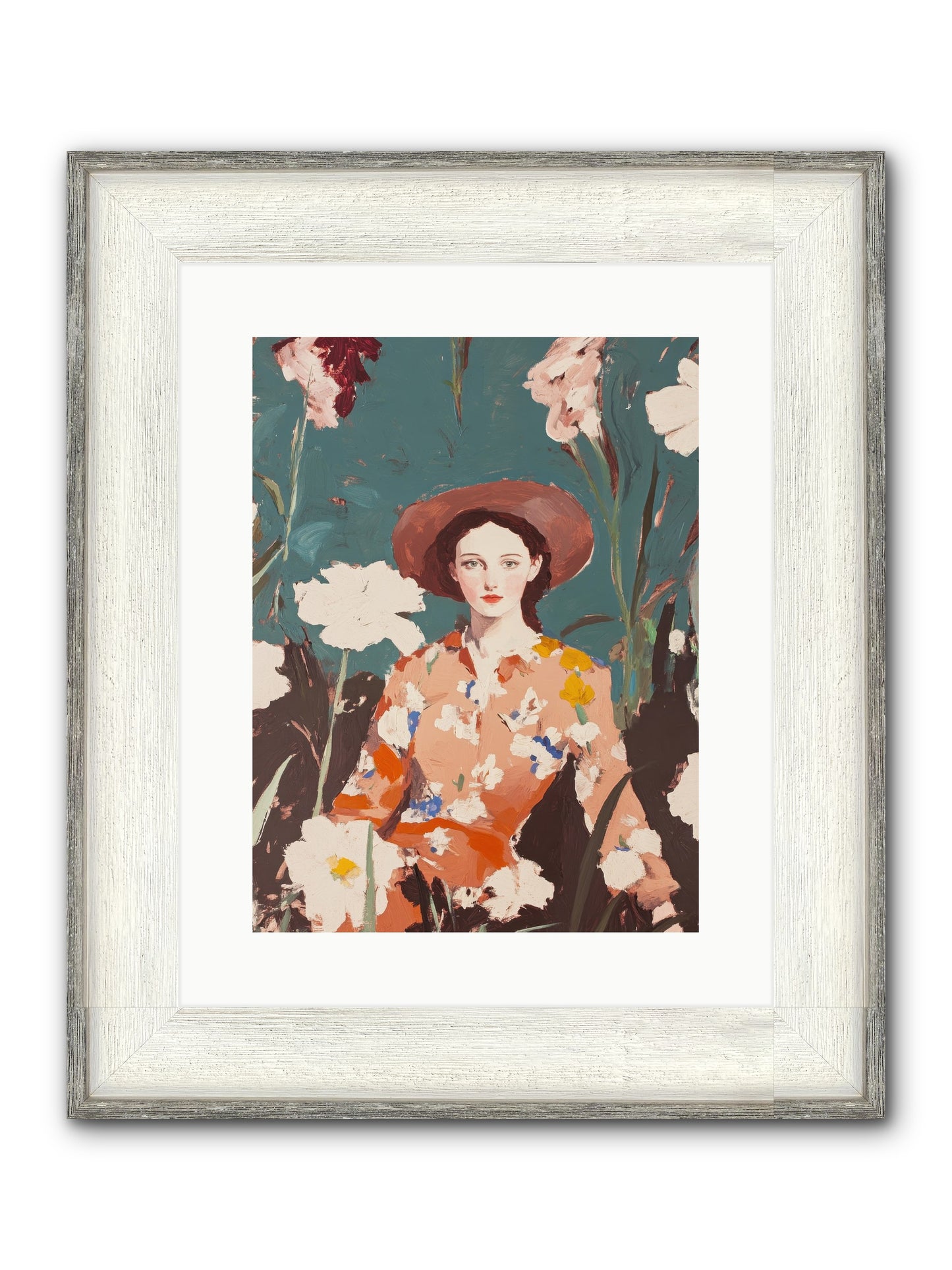 Kindred Spirit Framed Print - Driftwood White 12x16