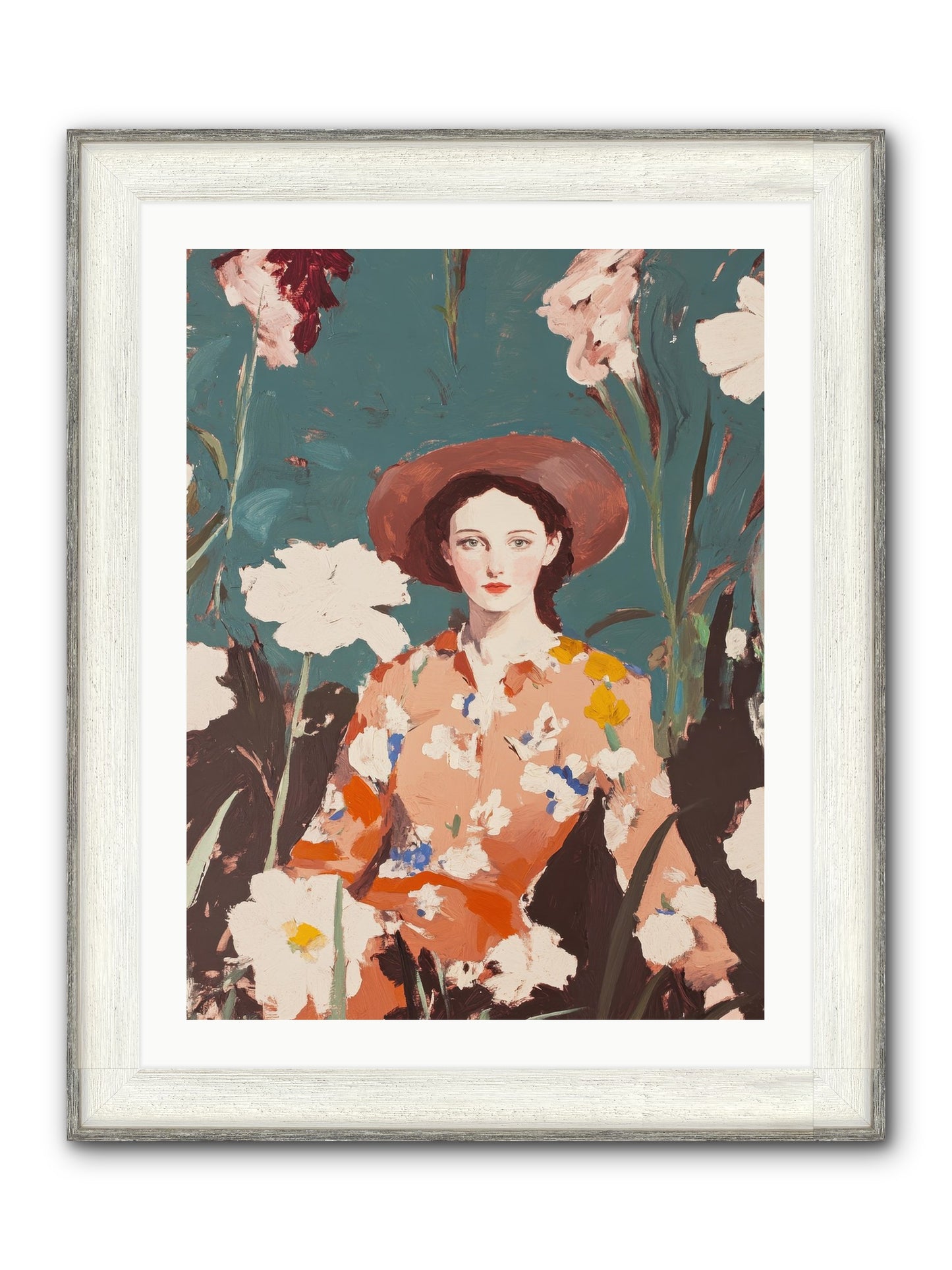 Kindred Spirit Framed Print - Driftwood White 24x32