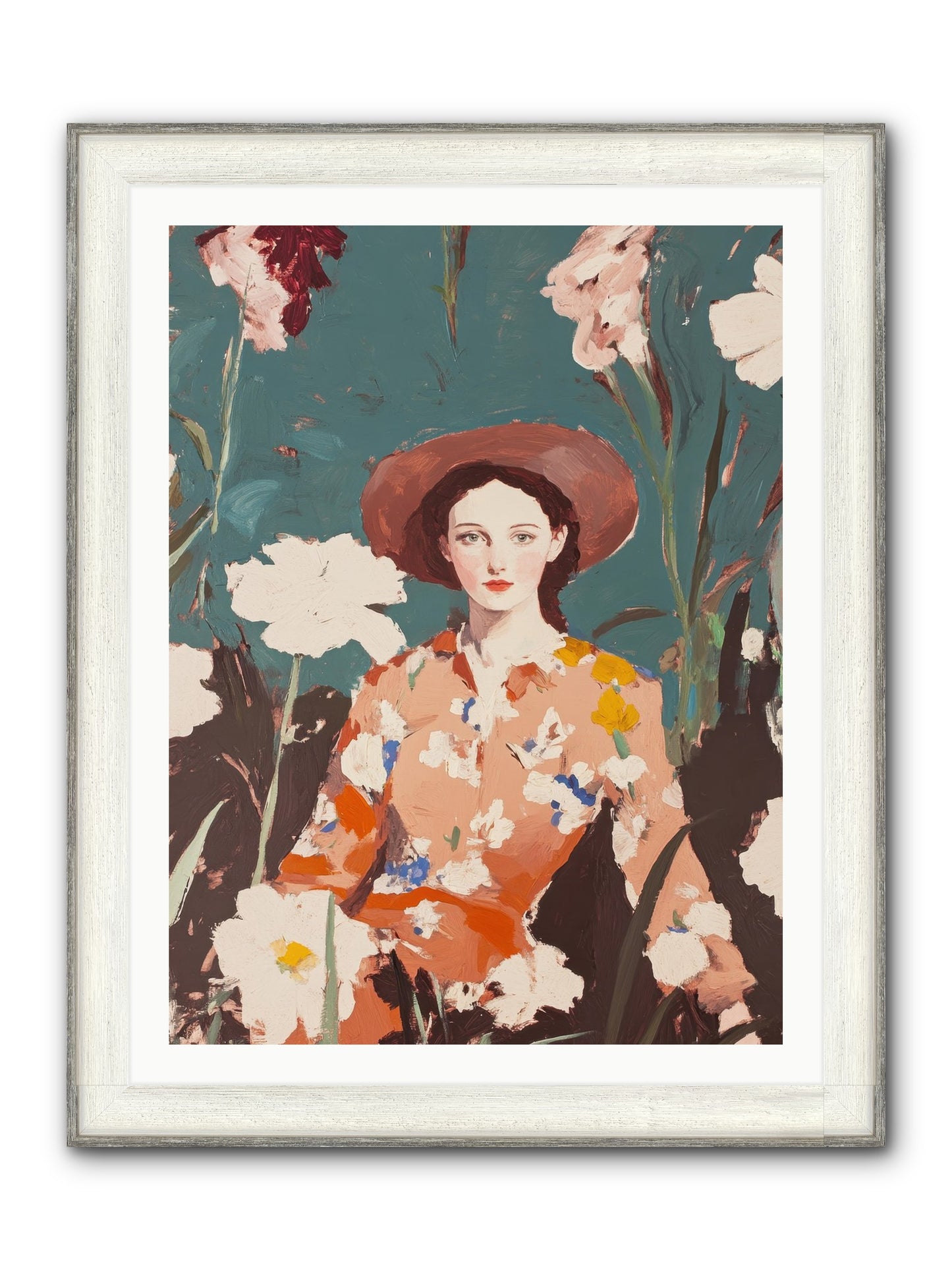 Kindred Spirit Framed Print - Driftwood White 30x40