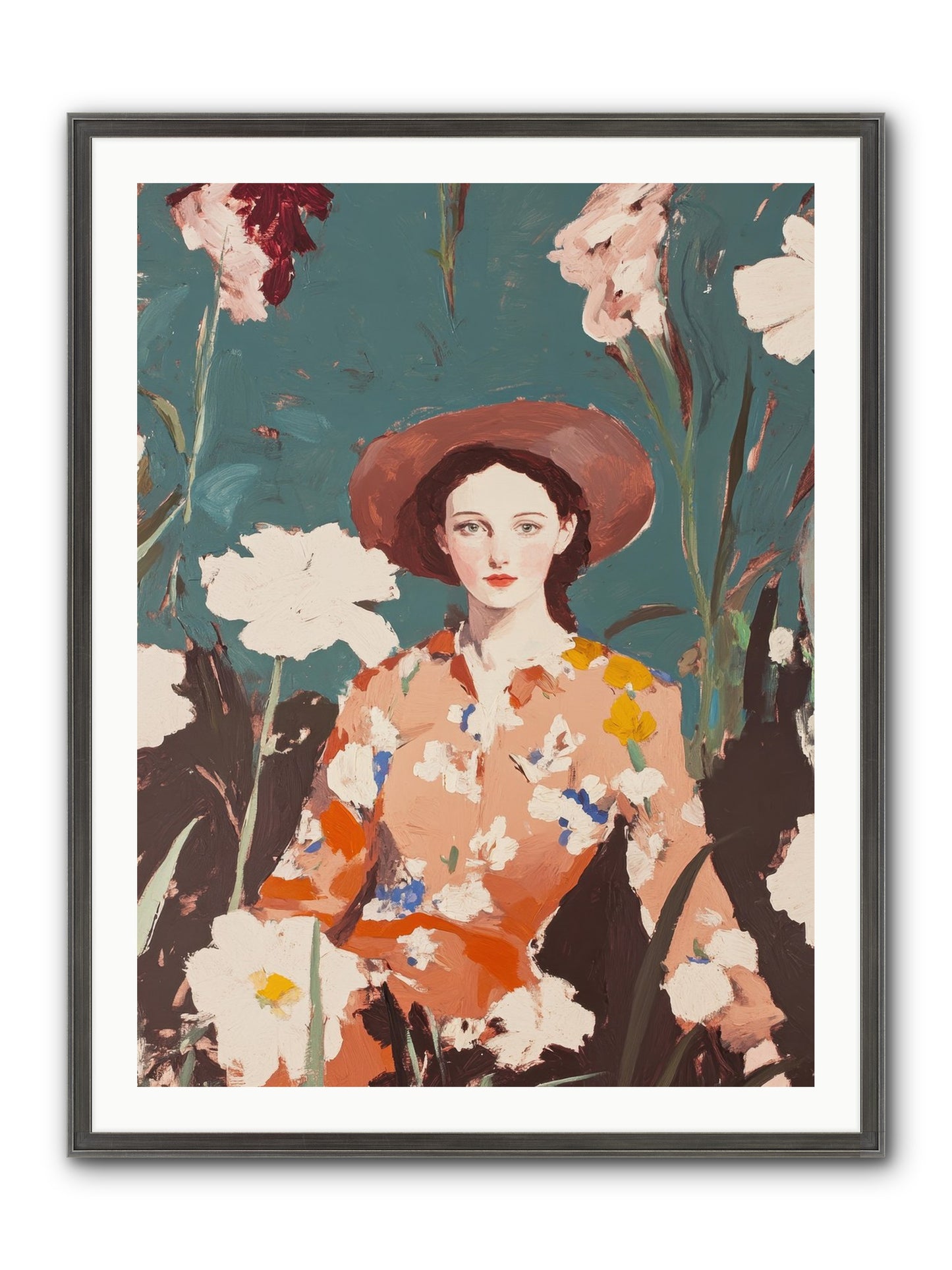 Kindred Spirit Framed Print - Slimwoods Black/Silver 30x40