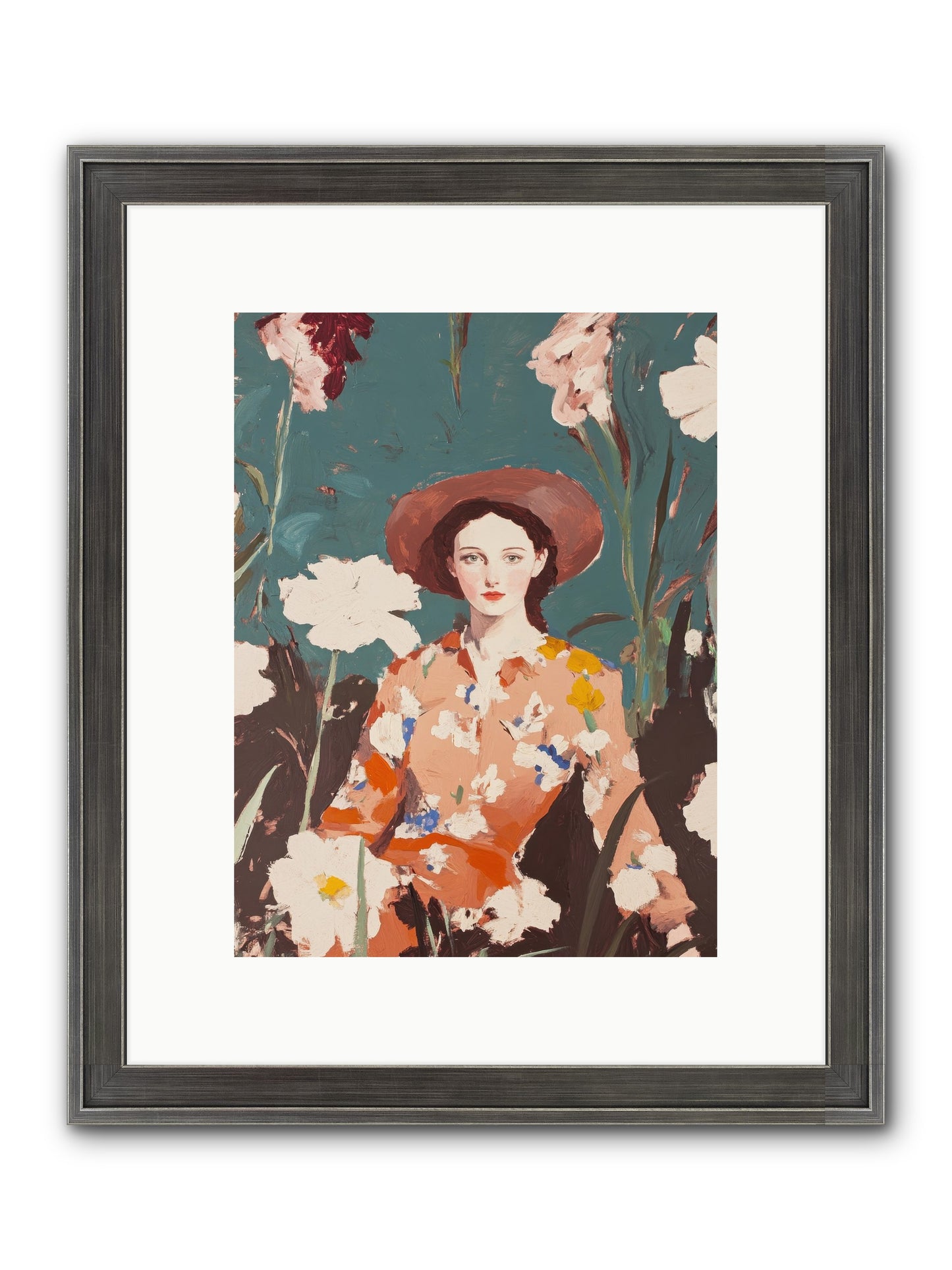 Kindred Spirit Framed Print - Slimwoods Black/Silver 9x12