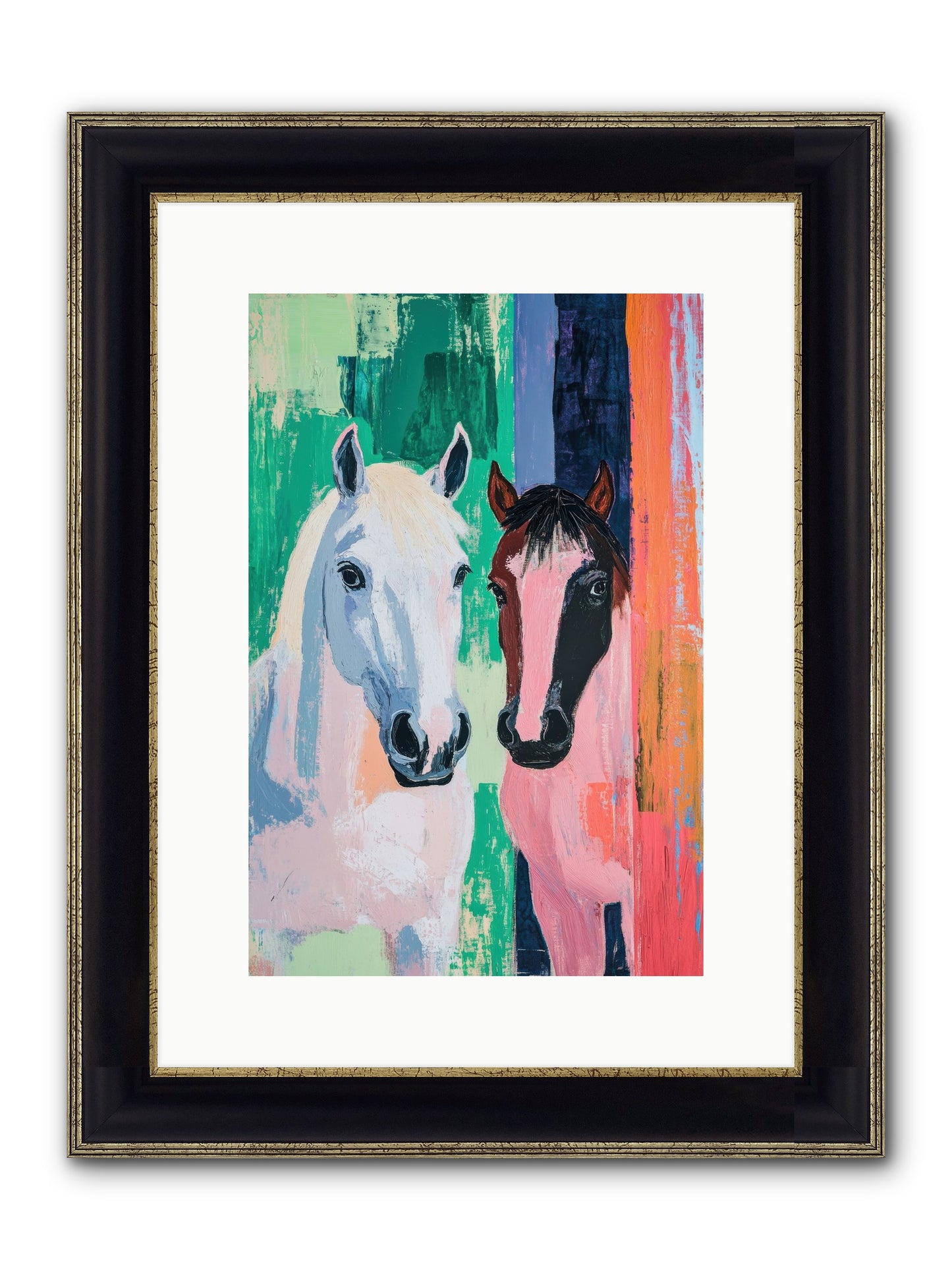 Kindred Trailriders Framed Print - Black & Gold 10x15