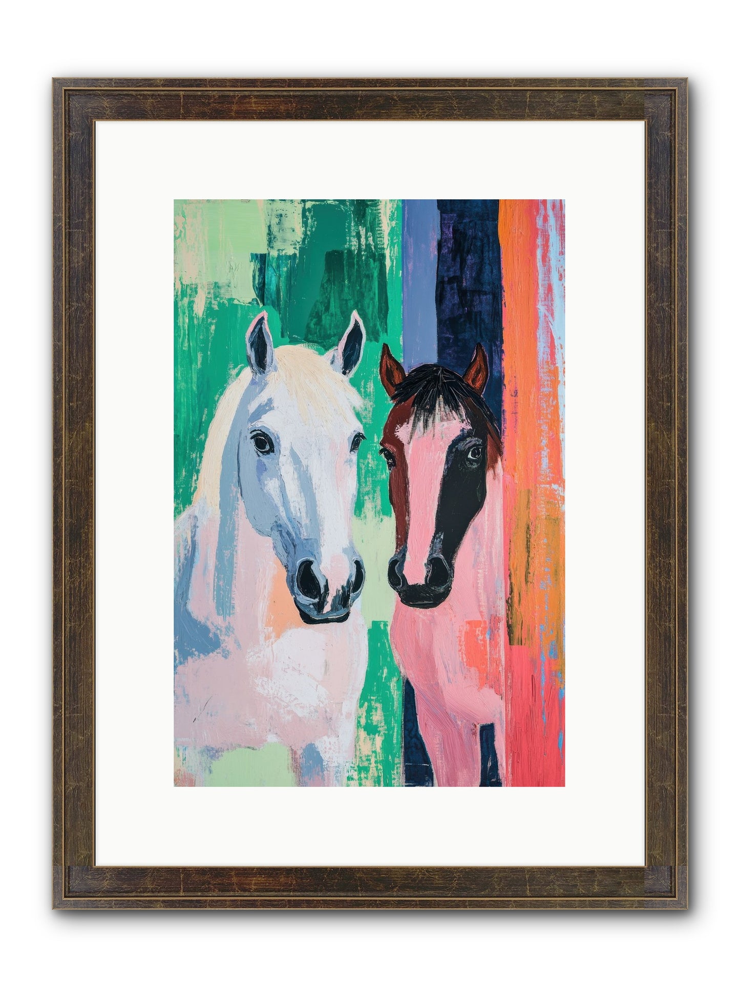 Kindred Trailriders Framed Print - Slimwoods Black/Gold 10x15