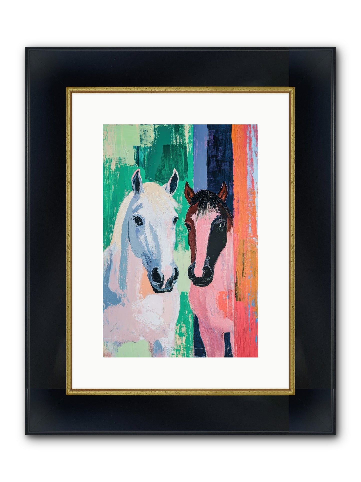 Kindred Trailriders Framed Print - Wide Black w/Gold 10x15