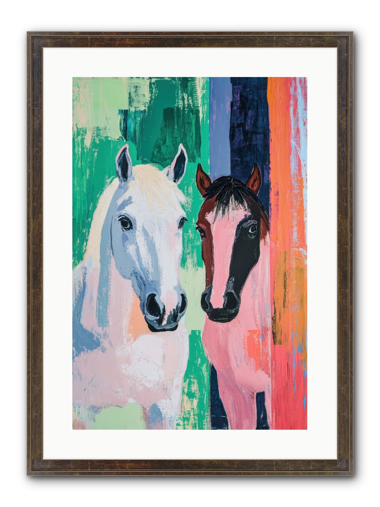 Kindred Trailriders Framed Print - Slimwoods Black/Gold 16x24