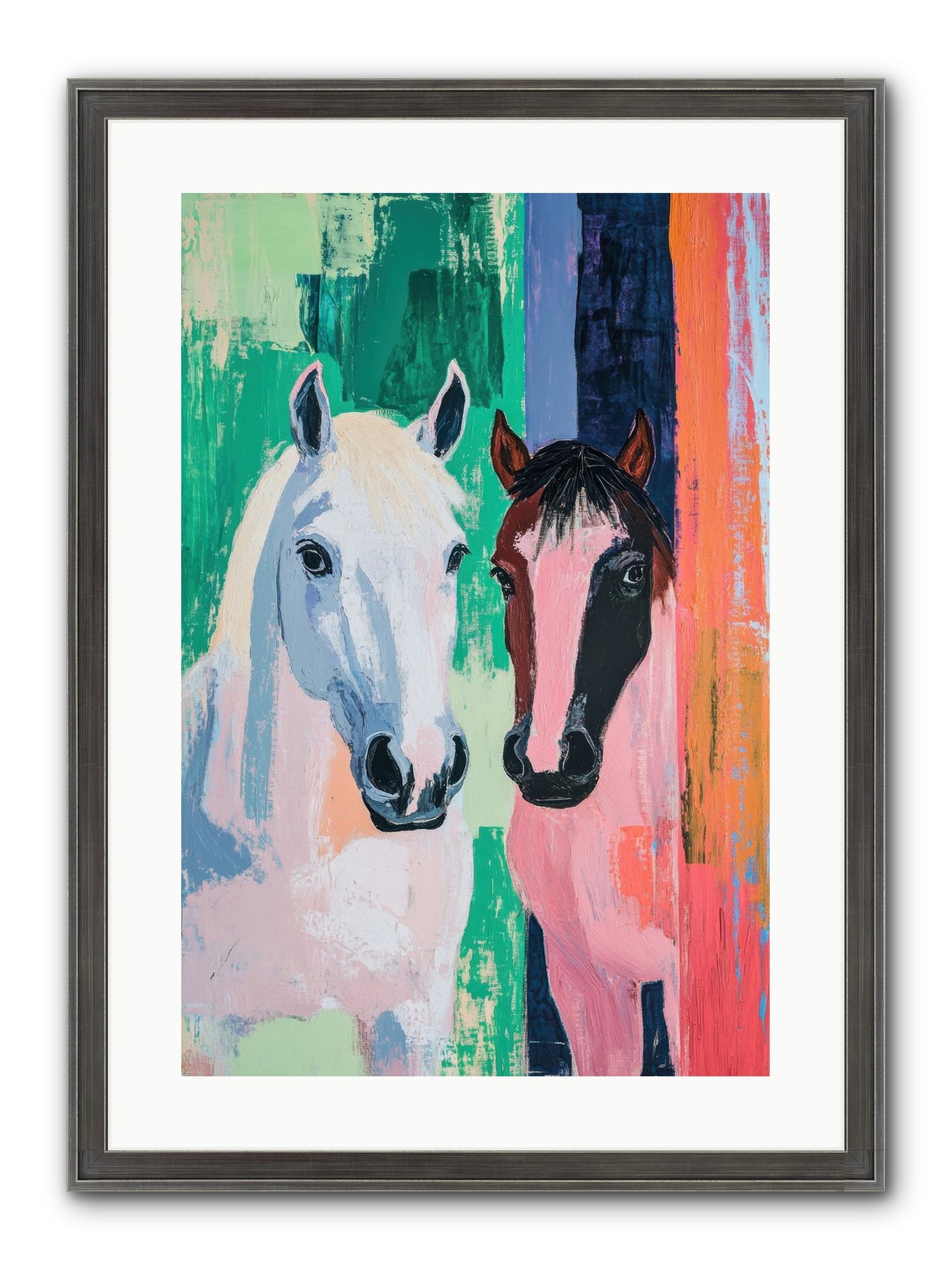 Kindred Trailriders Framed Print - Slimwoods Black/Silver 16x24