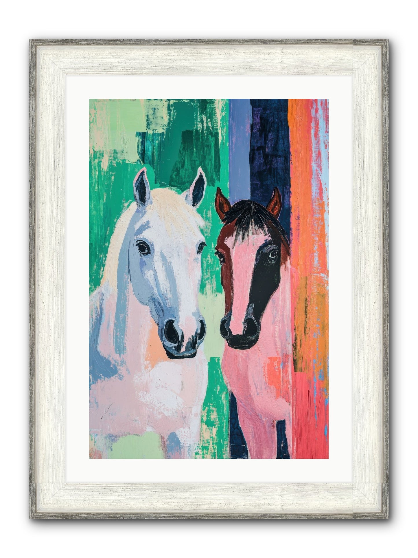 Kindred Trailriders Framed Print - Driftwood White 20x30
