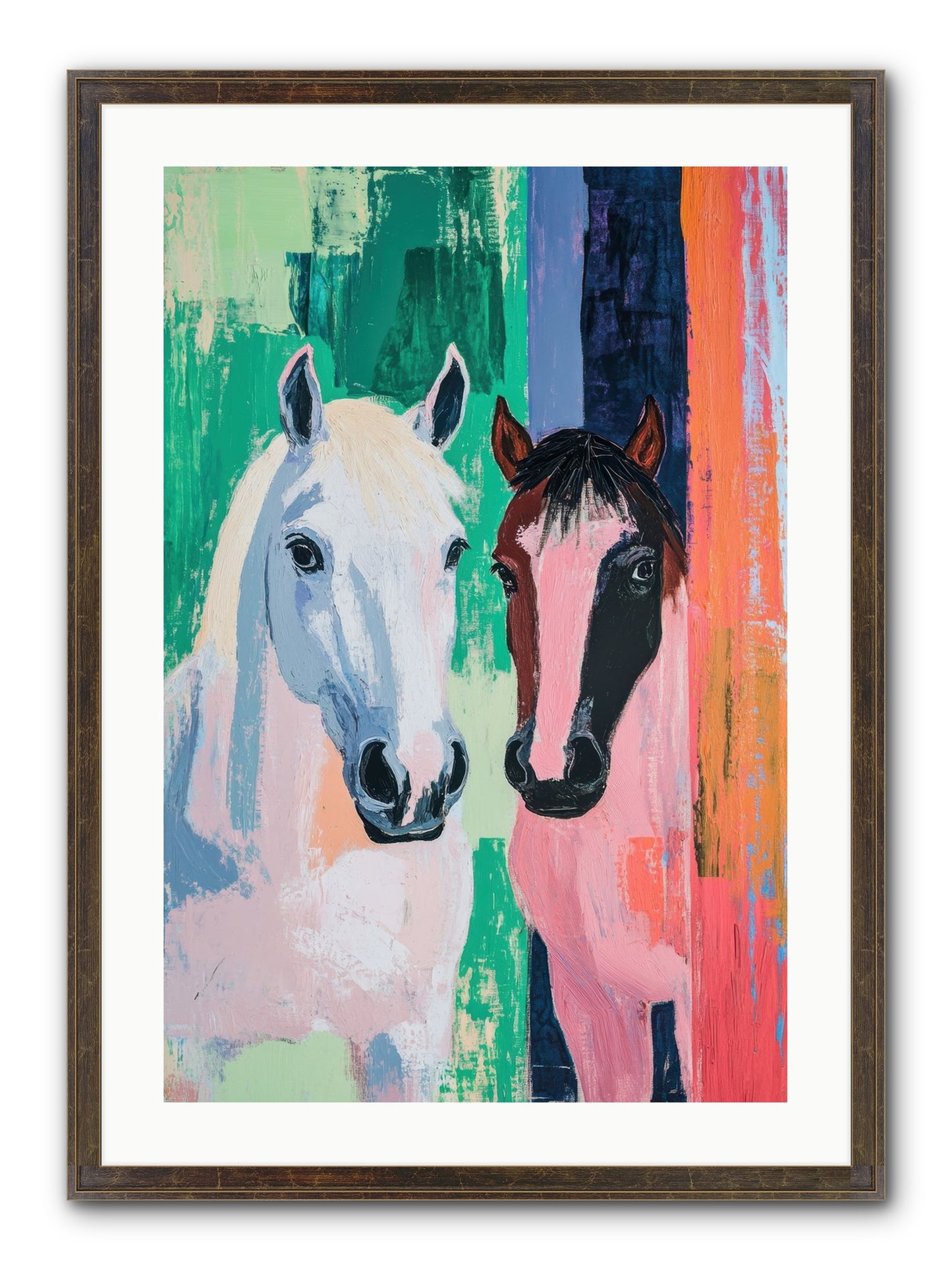 Kindred Trailriders Framed Print - Slimwoods Black/Gold 20x30