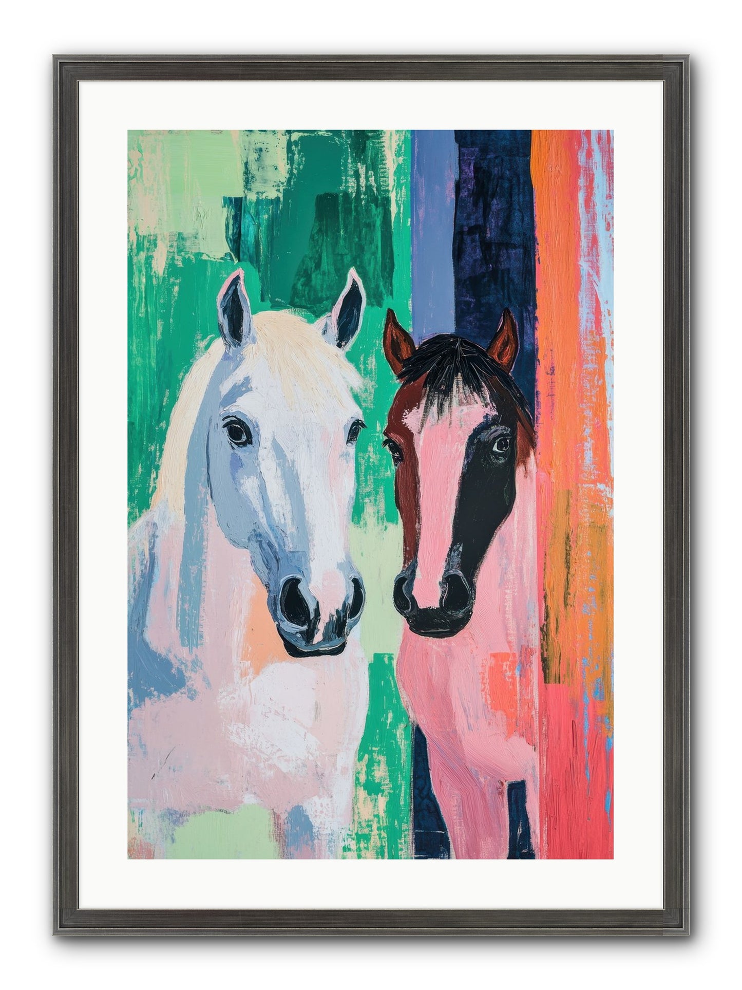 Kindred Trailriders Framed Print - Slimwoods Black/Silver 20x30