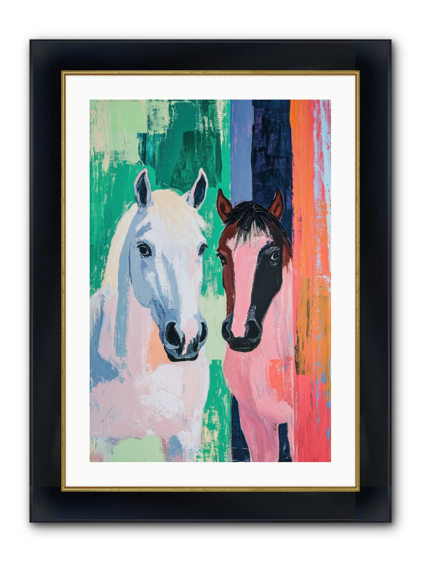Kindred Trailriders Framed Print - Wide Black w/Gold 20x30