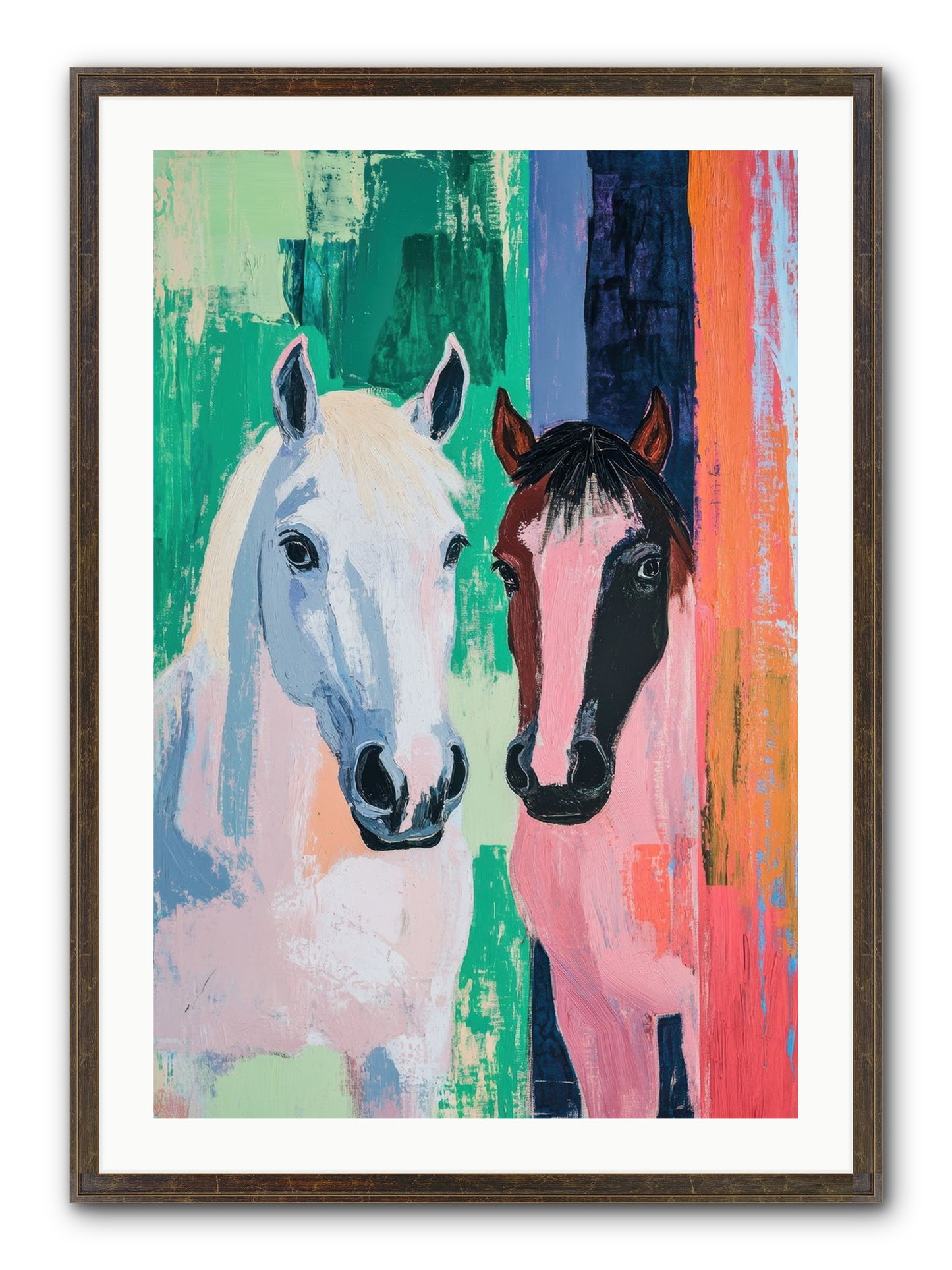 Kindred Trailriders Framed Print - Slimwoods Black/Gold 24x36