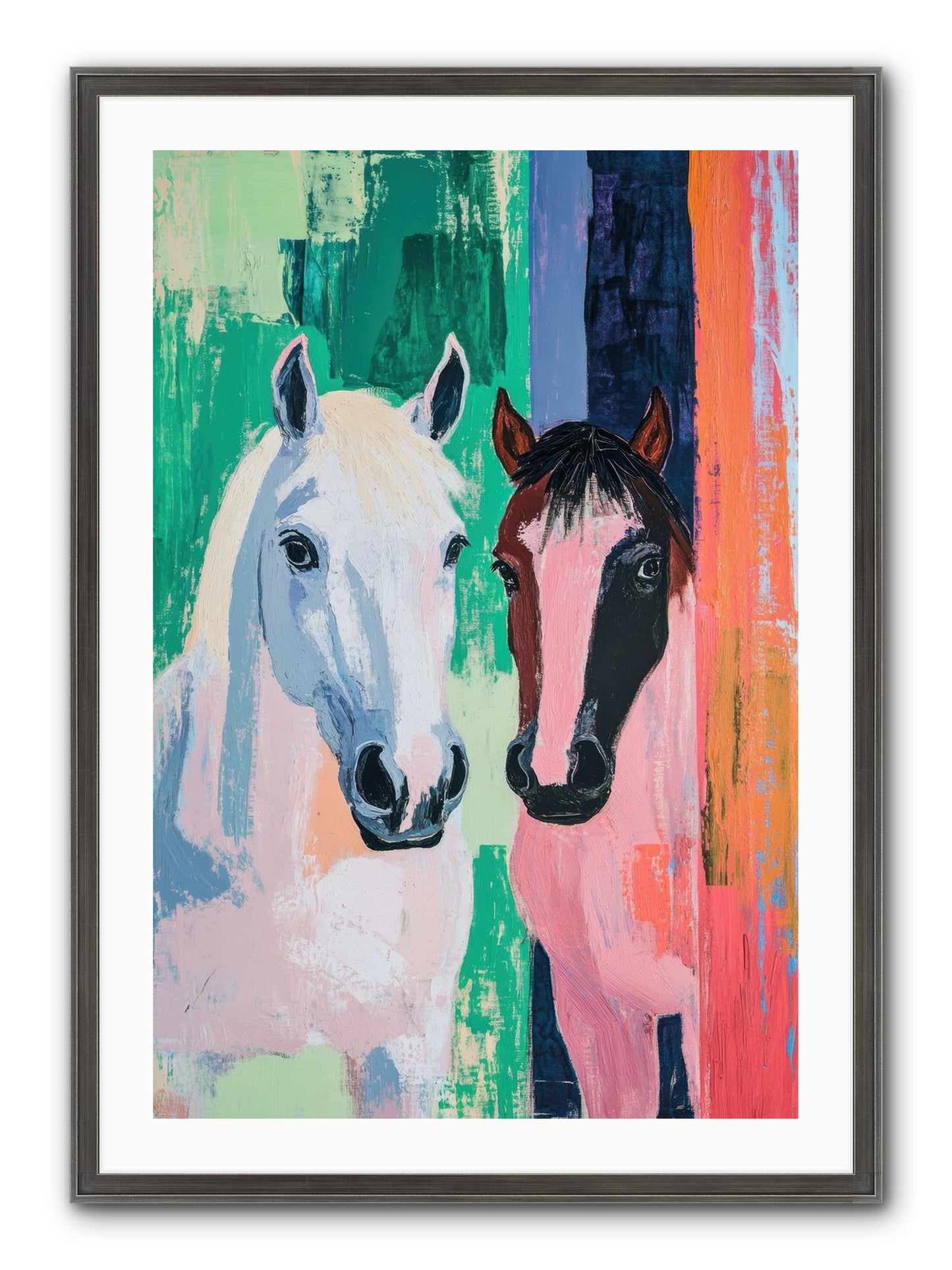Kindred Trailriders Framed Print - Slimwoods Black/Silver 24x36