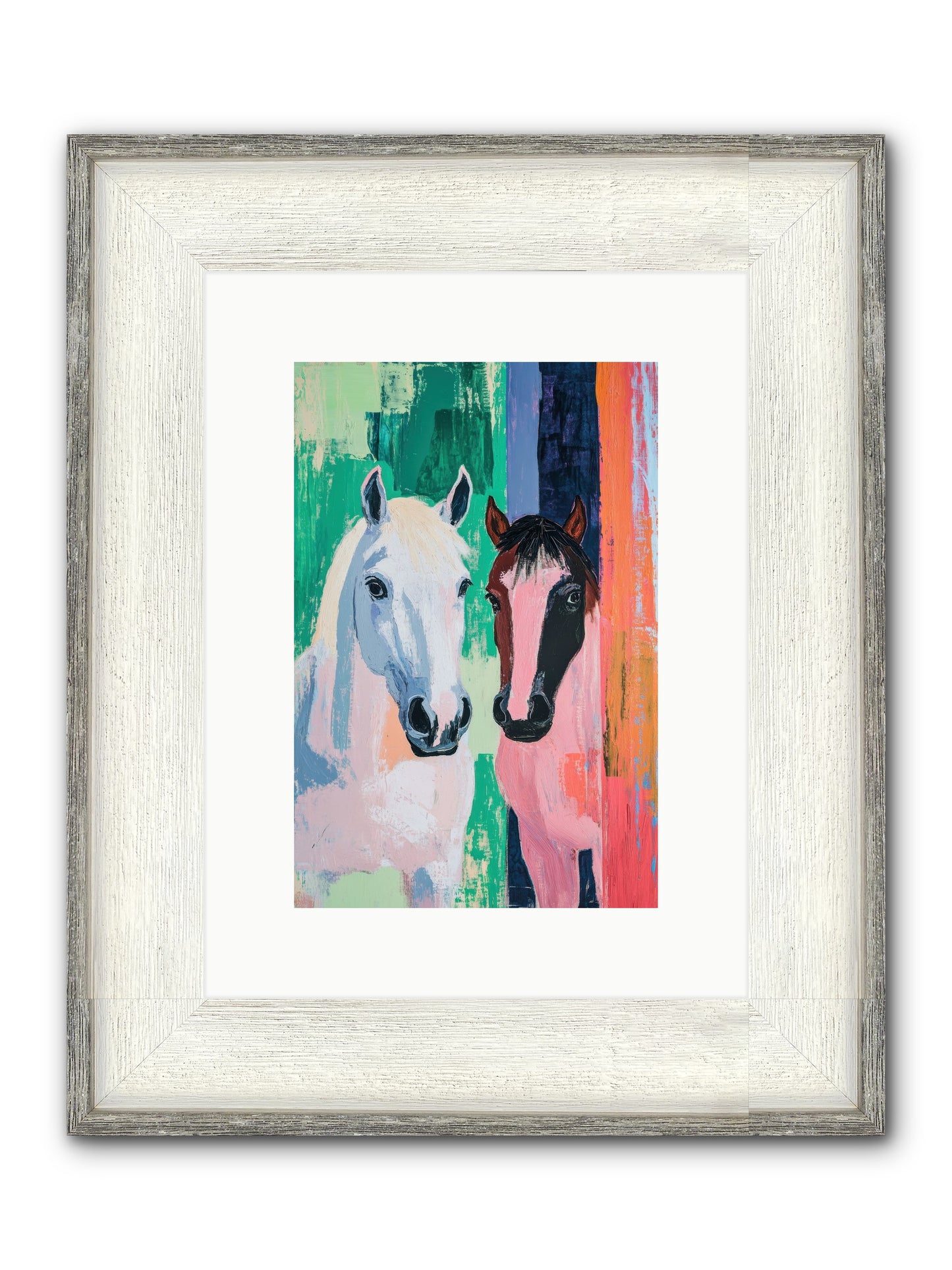 Kindred Trailriders Framed Print - Driftwood White 8x12